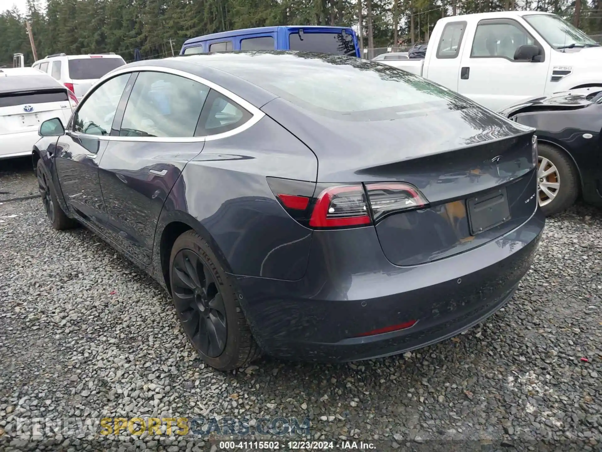 3 Photograph of a damaged car 5YJ3E1EB1KF510277 TESLA MODEL 3 2019
