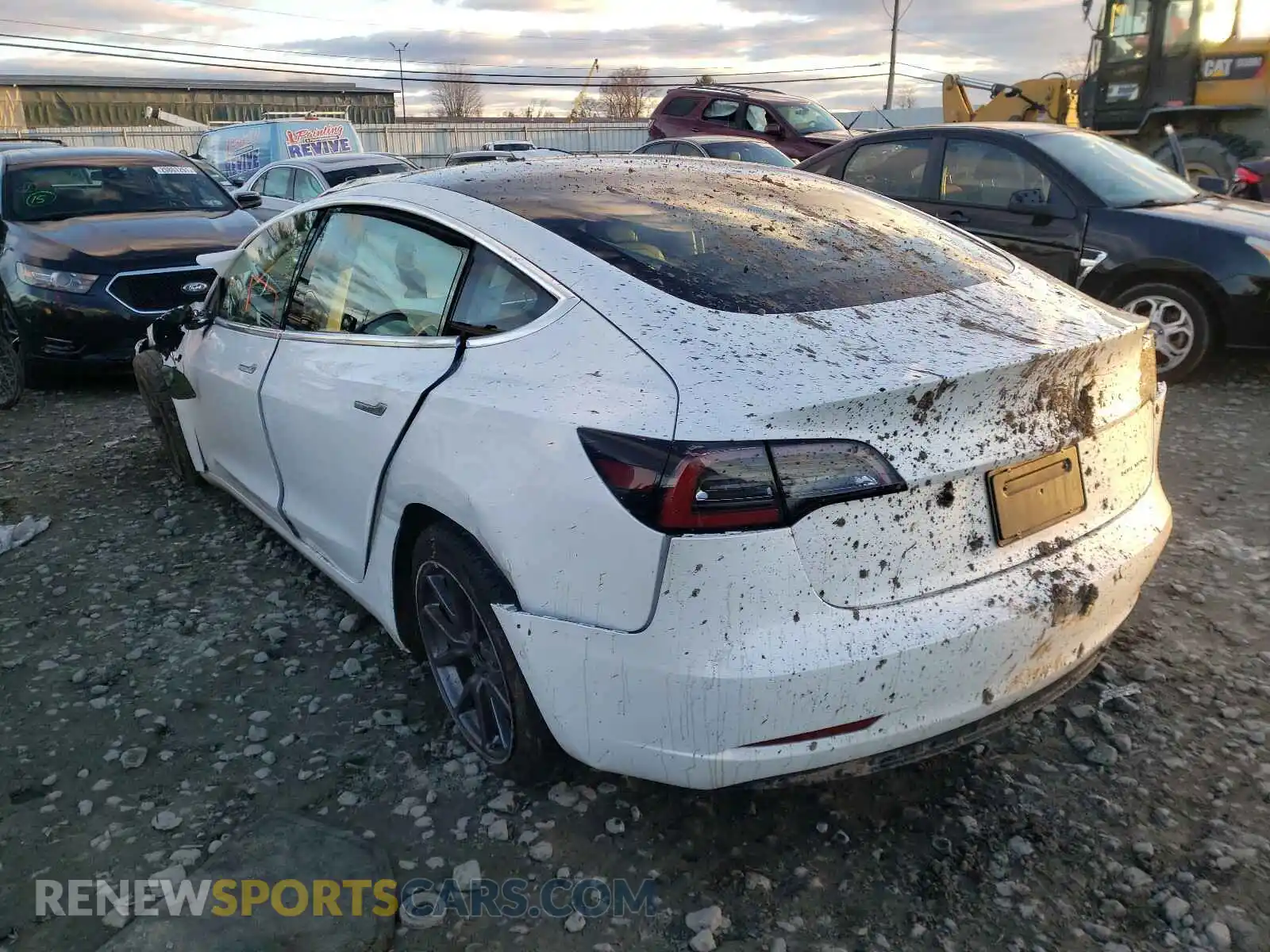 3 Photograph of a damaged car 5YJ3E1EB1KF510702 TESLA MODEL 3 2019