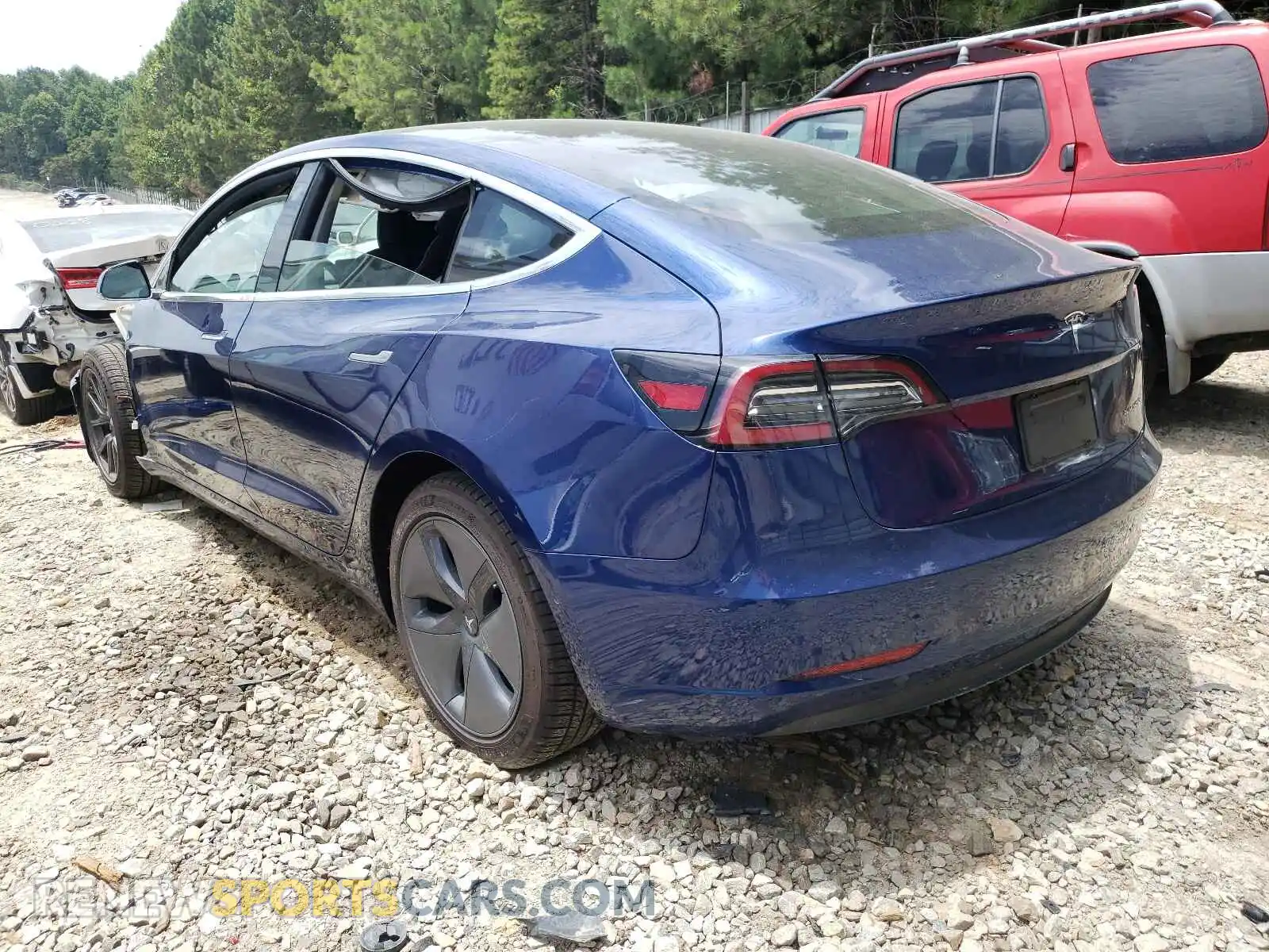 3 Photograph of a damaged car 5YJ3E1EB1KF533400 TESLA MODEL 3 2019