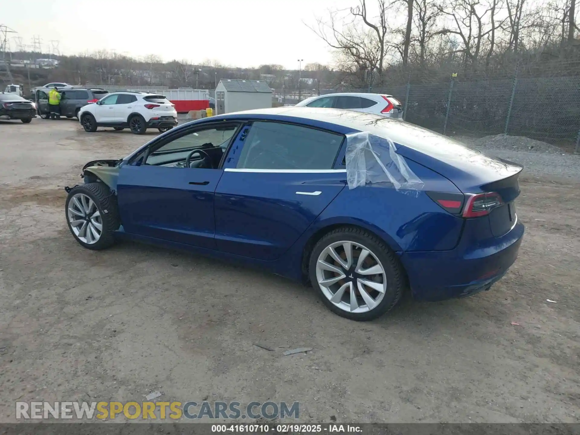 3 Photograph of a damaged car 5YJ3E1EB2KF194209 TESLA MODEL 3 2019