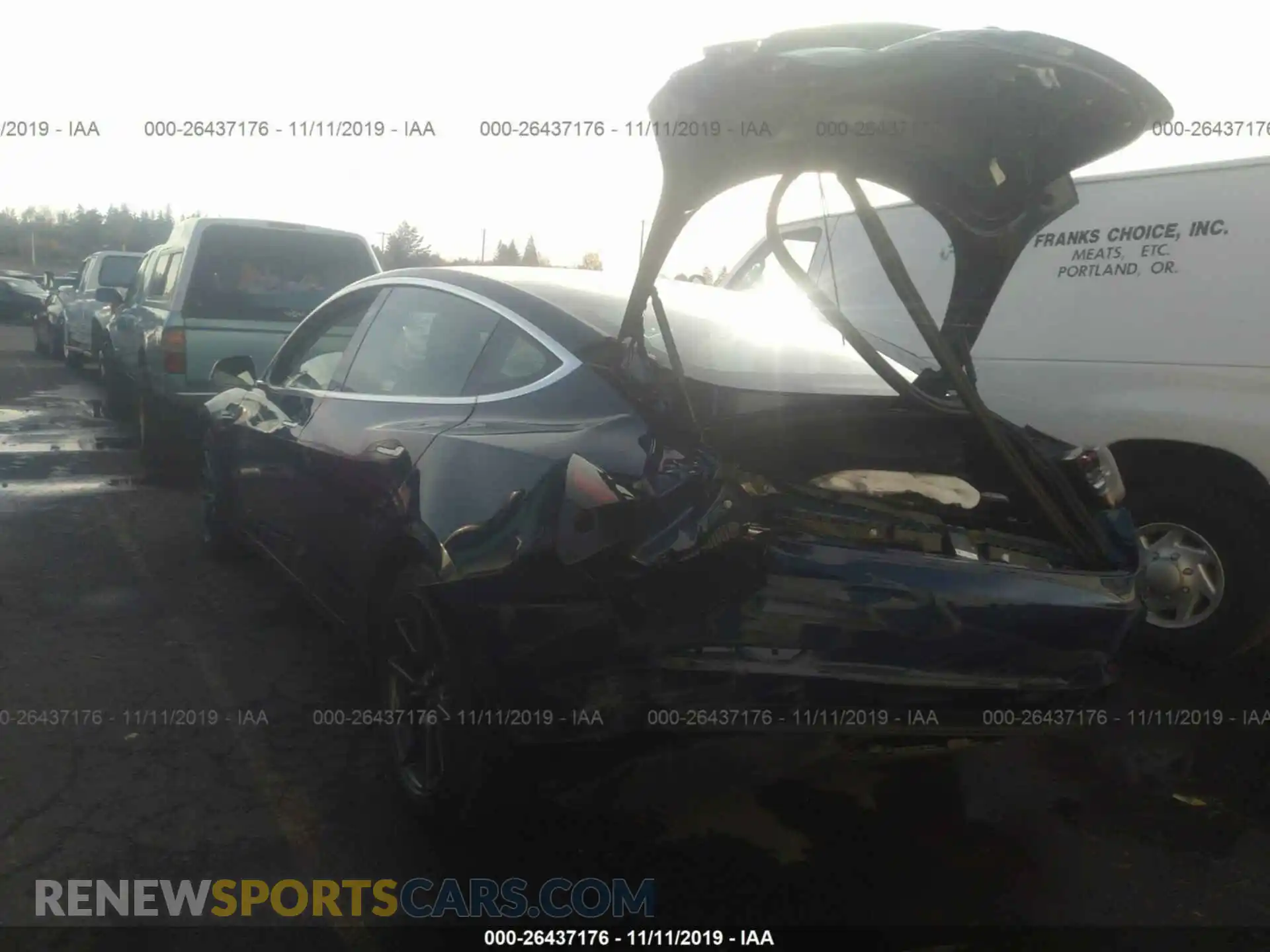 3 Photograph of a damaged car 5YJ3E1EB2KF210893 TESLA MODEL 3 2019