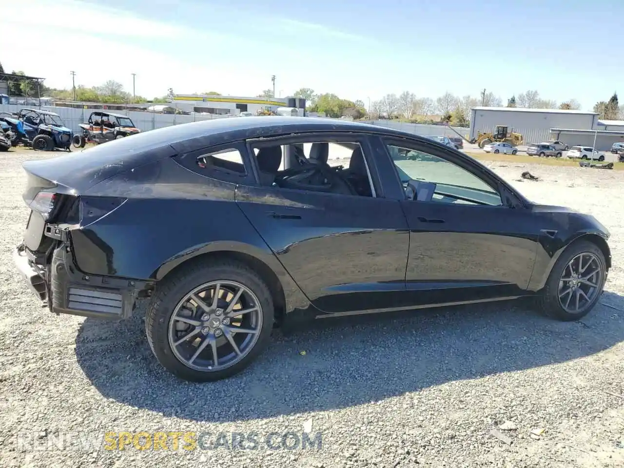 3 Photograph of a damaged car 5YJ3E1EB2KF384382 TESLA MODEL 3 2019