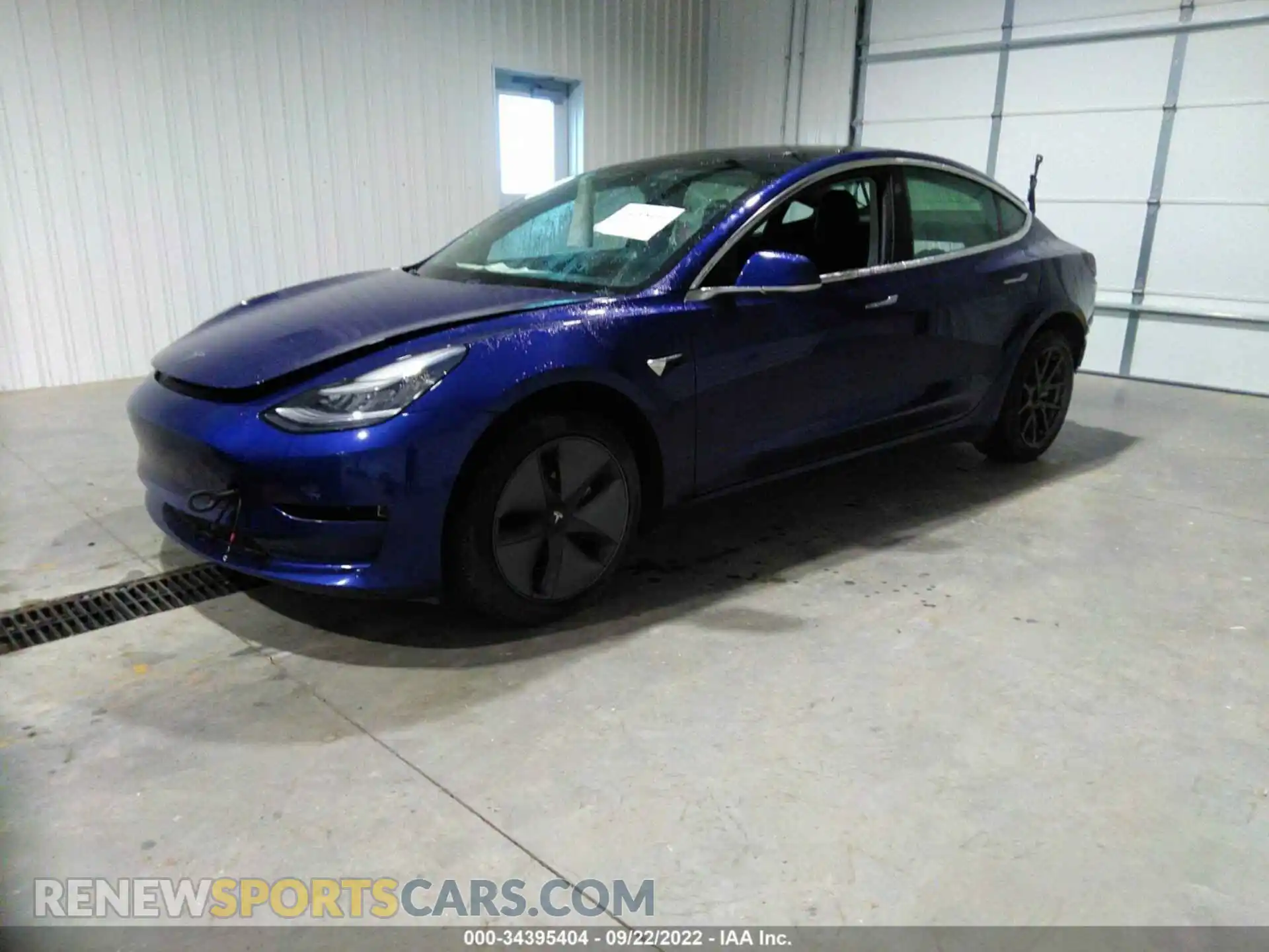 2 Photograph of a damaged car 5YJ3E1EB2KF387640 TESLA MODEL 3 2019