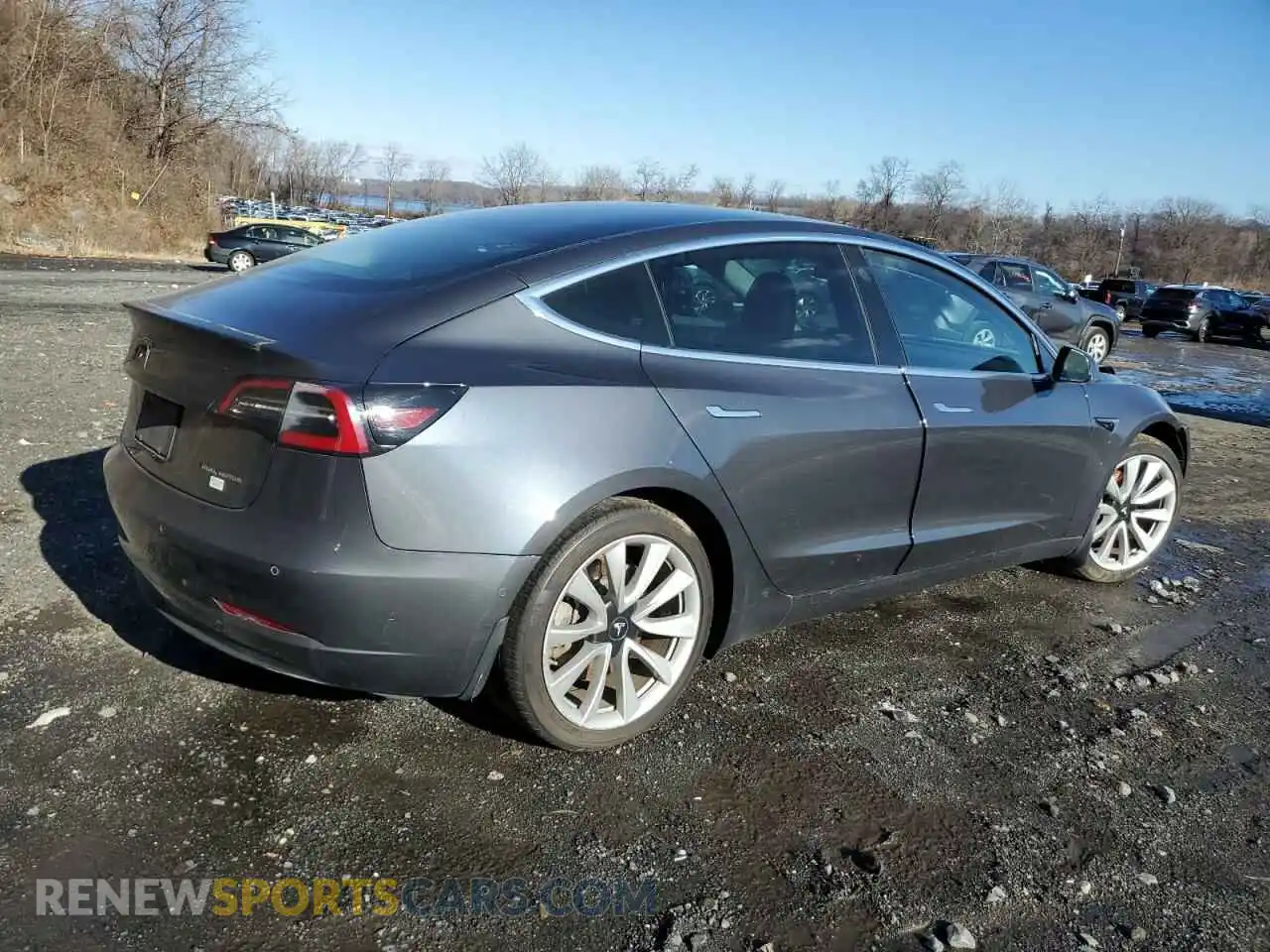 3 Photograph of a damaged car 5YJ3E1EB2KF389453 TESLA MODEL 3 2019