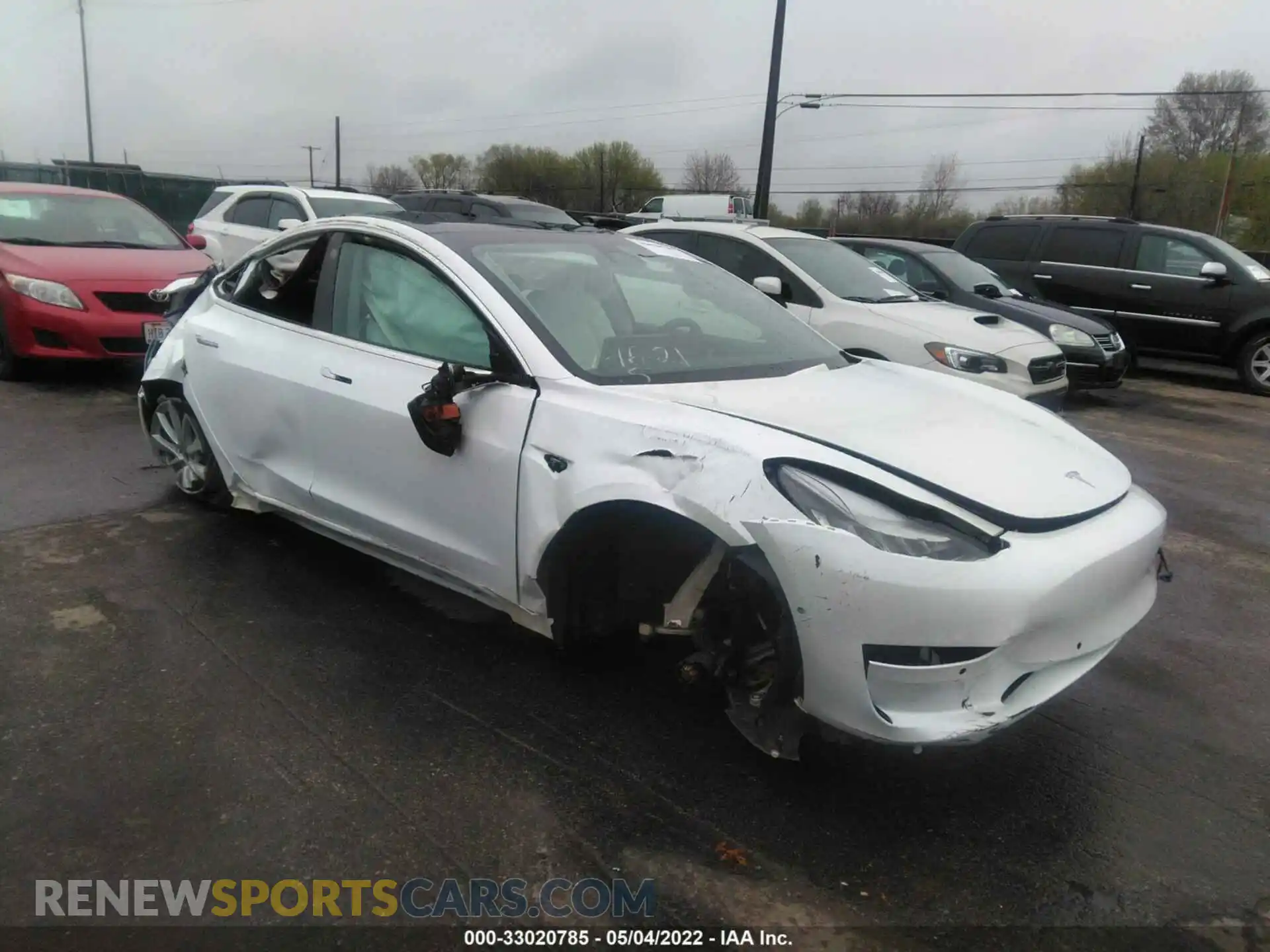 1 fotografías del automóvil dañado 5YJ3E1EB2KF392286 TESLA MODEL 3 2019