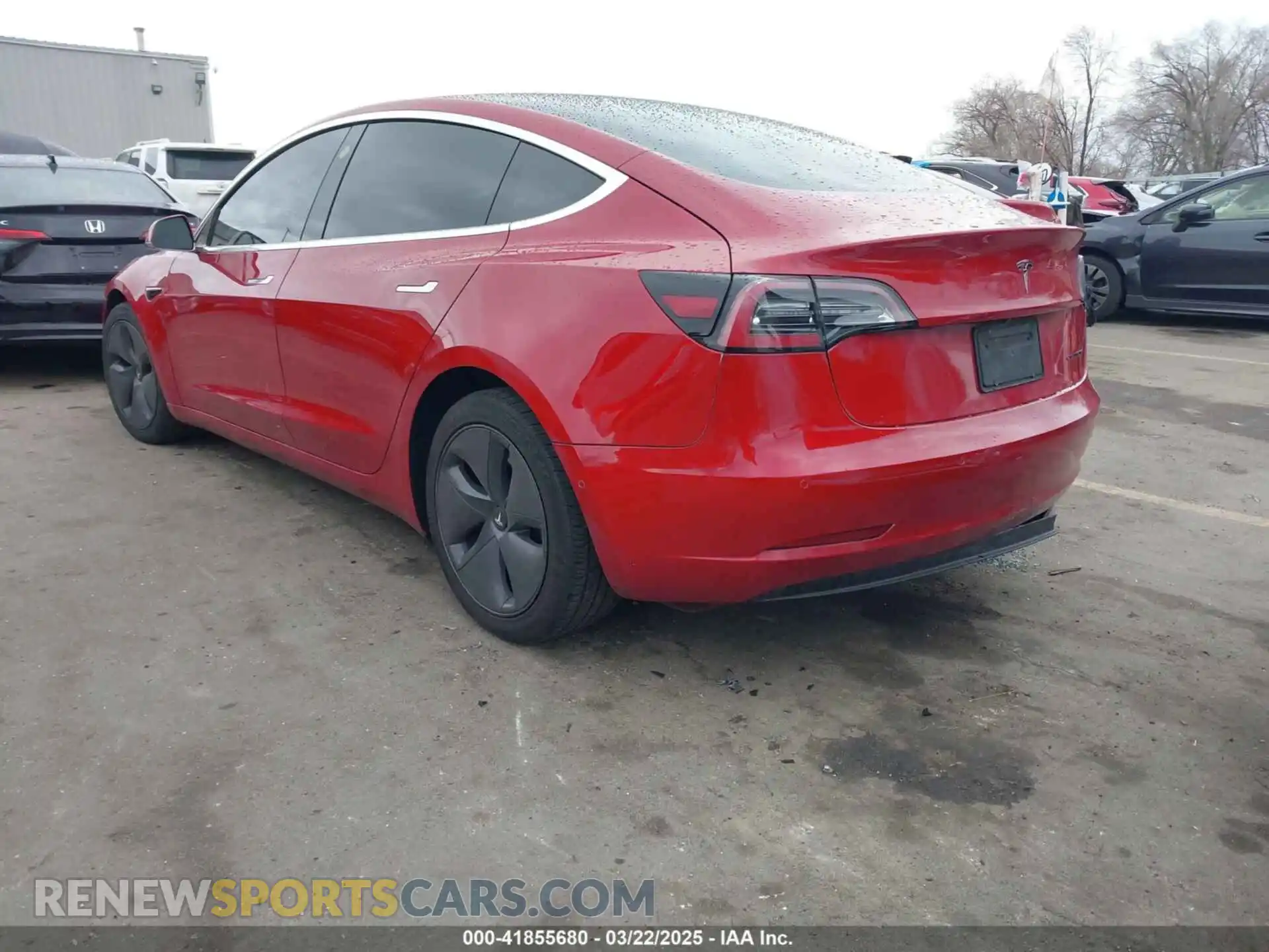 3 Photograph of a damaged car 5YJ3E1EB2KF452406 TESLA MODEL 3 2019