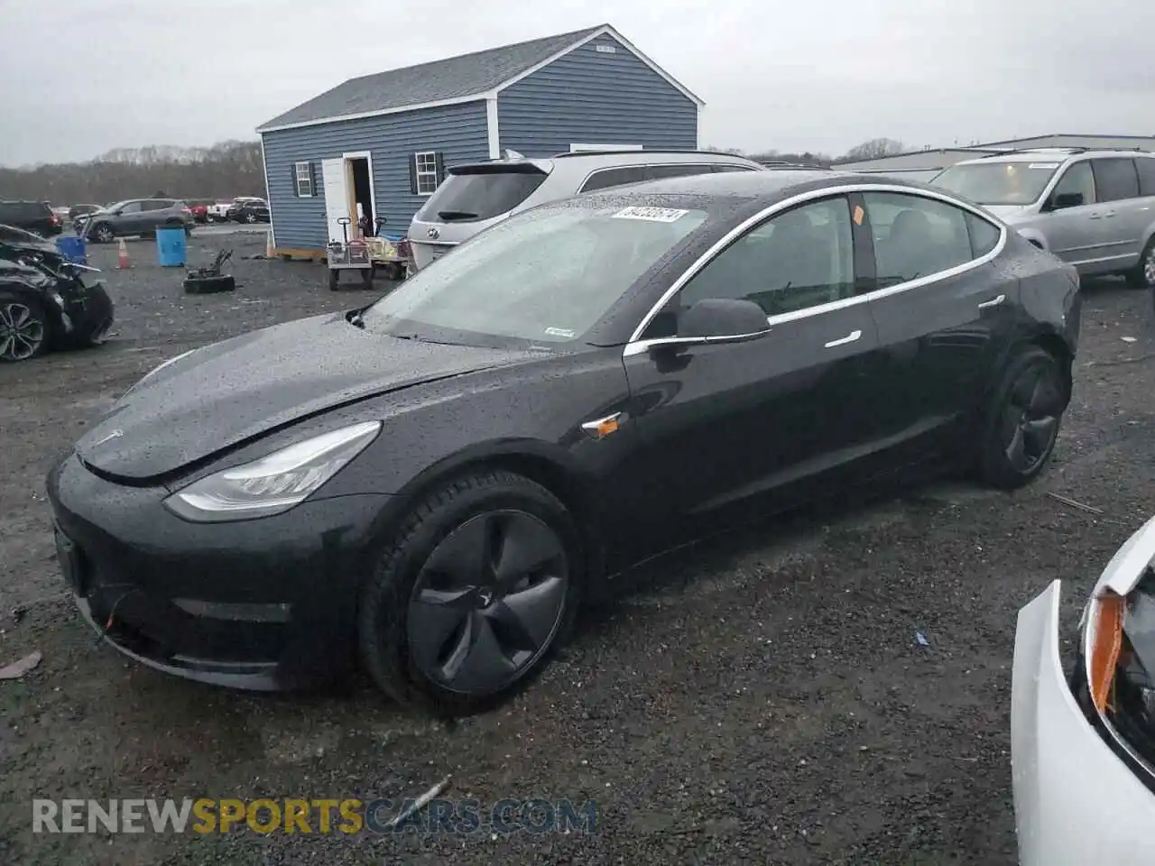 1 Photograph of a damaged car 5YJ3E1EB3KF198981 TESLA MODEL 3 2019