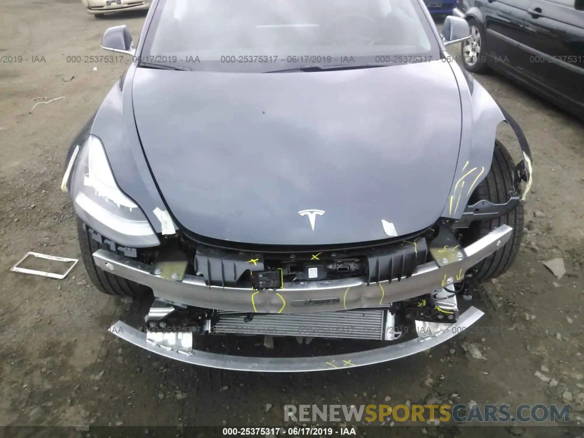 6 Photograph of a damaged car 5YJ3E1EB3KF364772 TESLA MODEL 3 2019