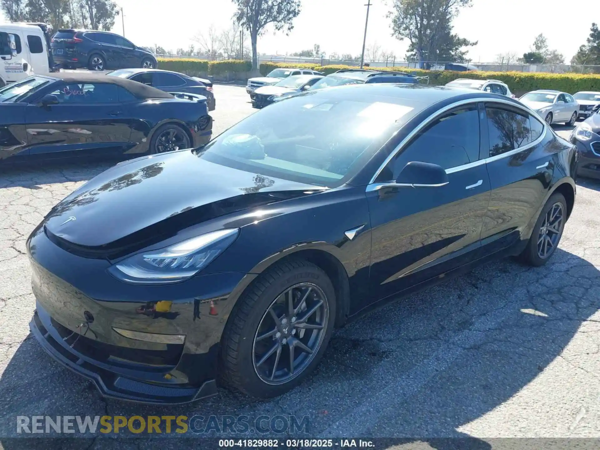 2 Фотография поврежденного автомобиля 5YJ3E1EB3KF384598 TESLA MODEL 3 2019