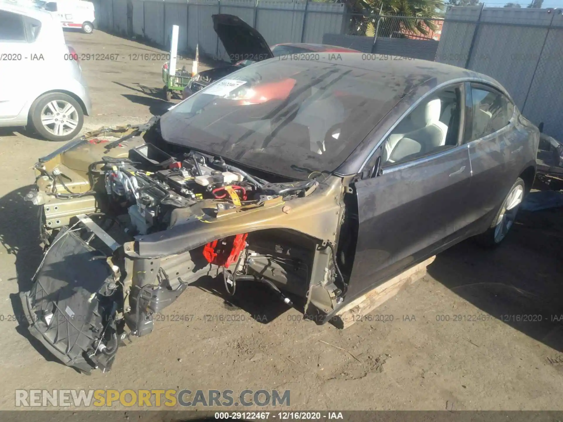 2 Photograph of a damaged car 5YJ3E1EB3KF393639 TESLA MODEL 3 2019