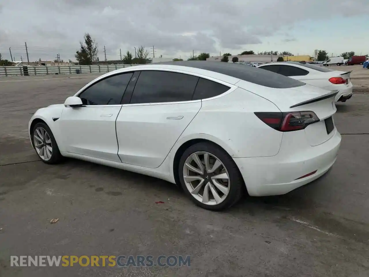 2 Photograph of a damaged car 5YJ3E1EB3KF418622 TESLA MODEL 3 2019