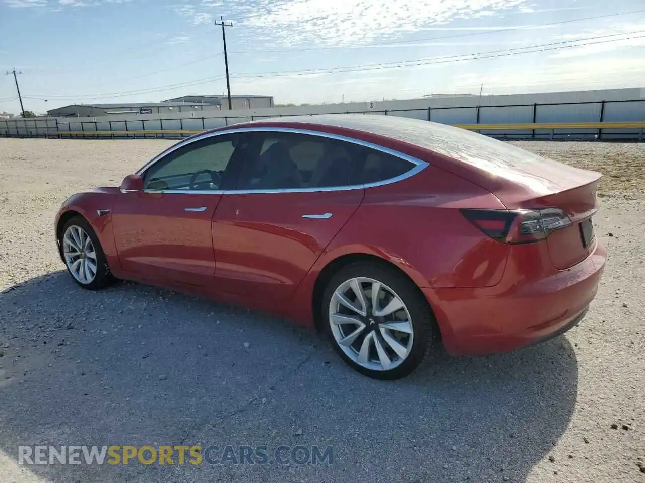 2 Photograph of a damaged car 5YJ3E1EB3KF421777 TESLA MODEL 3 2019