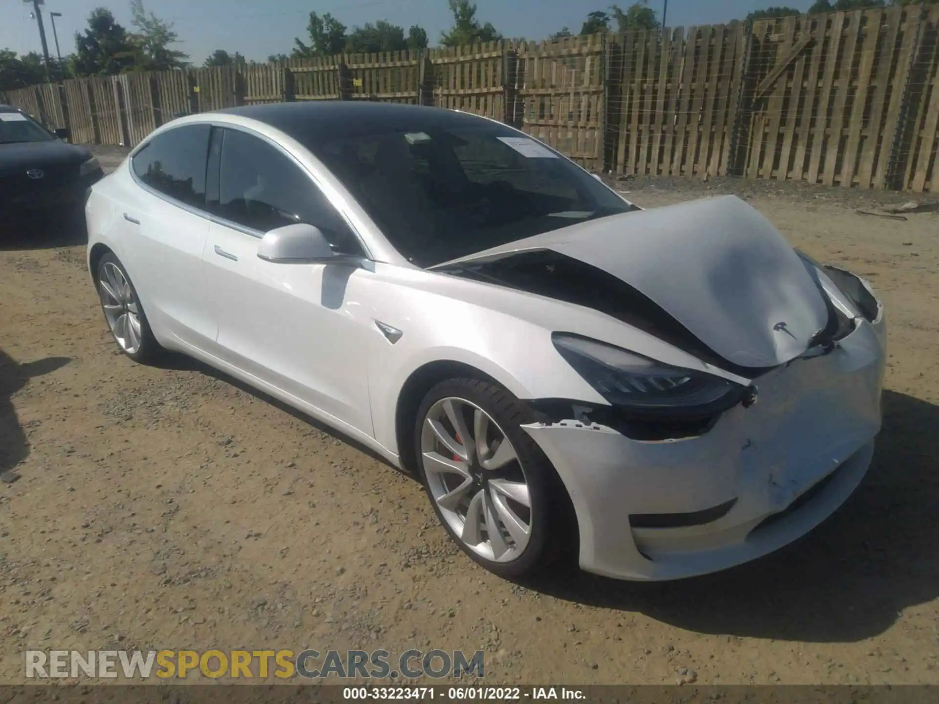 1 fotografías del automóvil dañado 5YJ3E1EB3KF422136 TESLA MODEL 3 2019