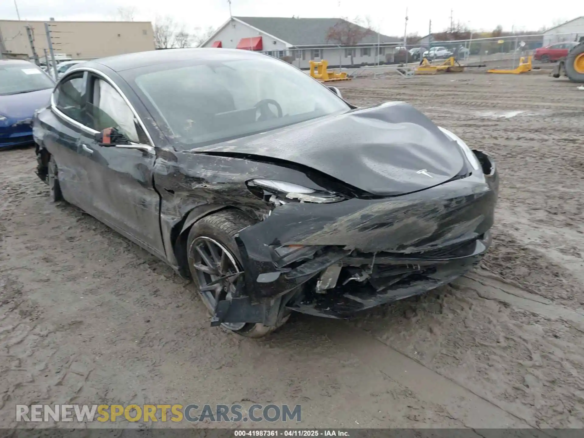 1 fotografías del automóvil dañado 5YJ3E1EB3KF432195 TESLA MODEL 3 2019