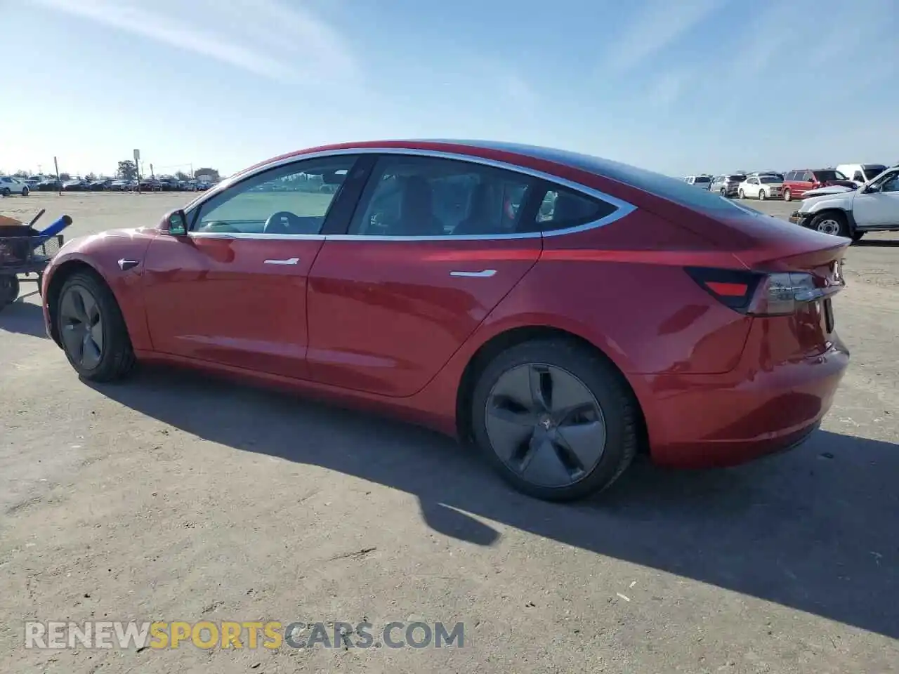 2 Photograph of a damaged car 5YJ3E1EB3KF432875 TESLA MODEL 3 2019