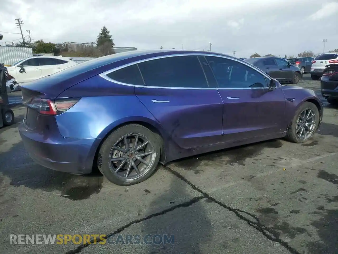 3 Photograph of a damaged car 5YJ3E1EB3KF451975 TESLA MODEL 3 2019