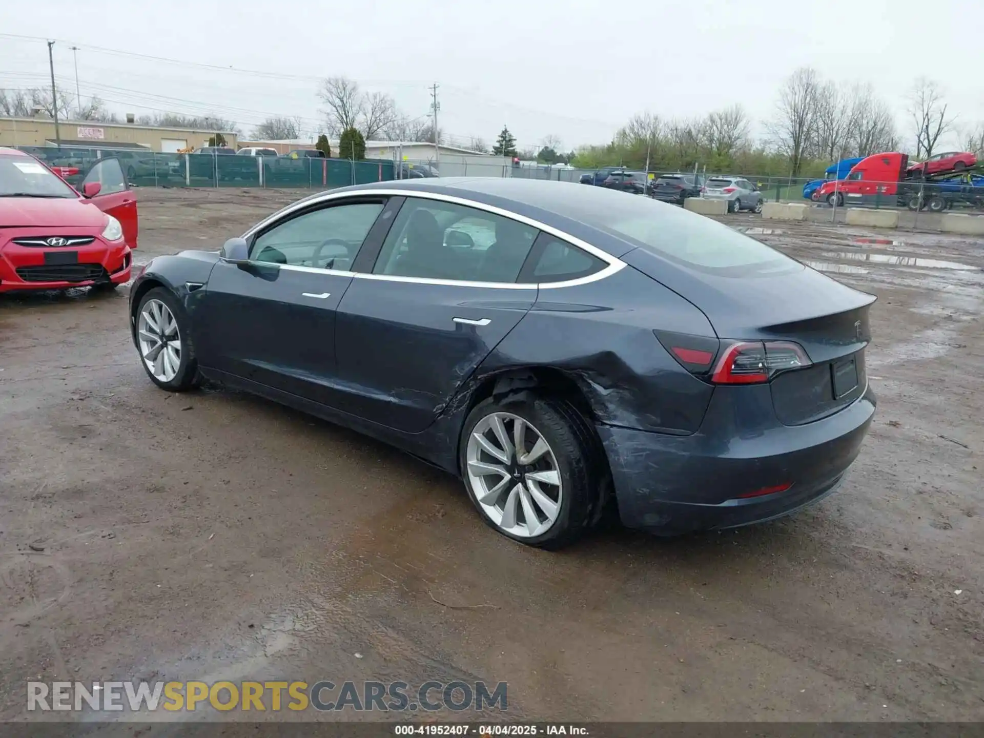 3 Photograph of a damaged car 5YJ3E1EB3KF469294 TESLA MODEL 3 2019