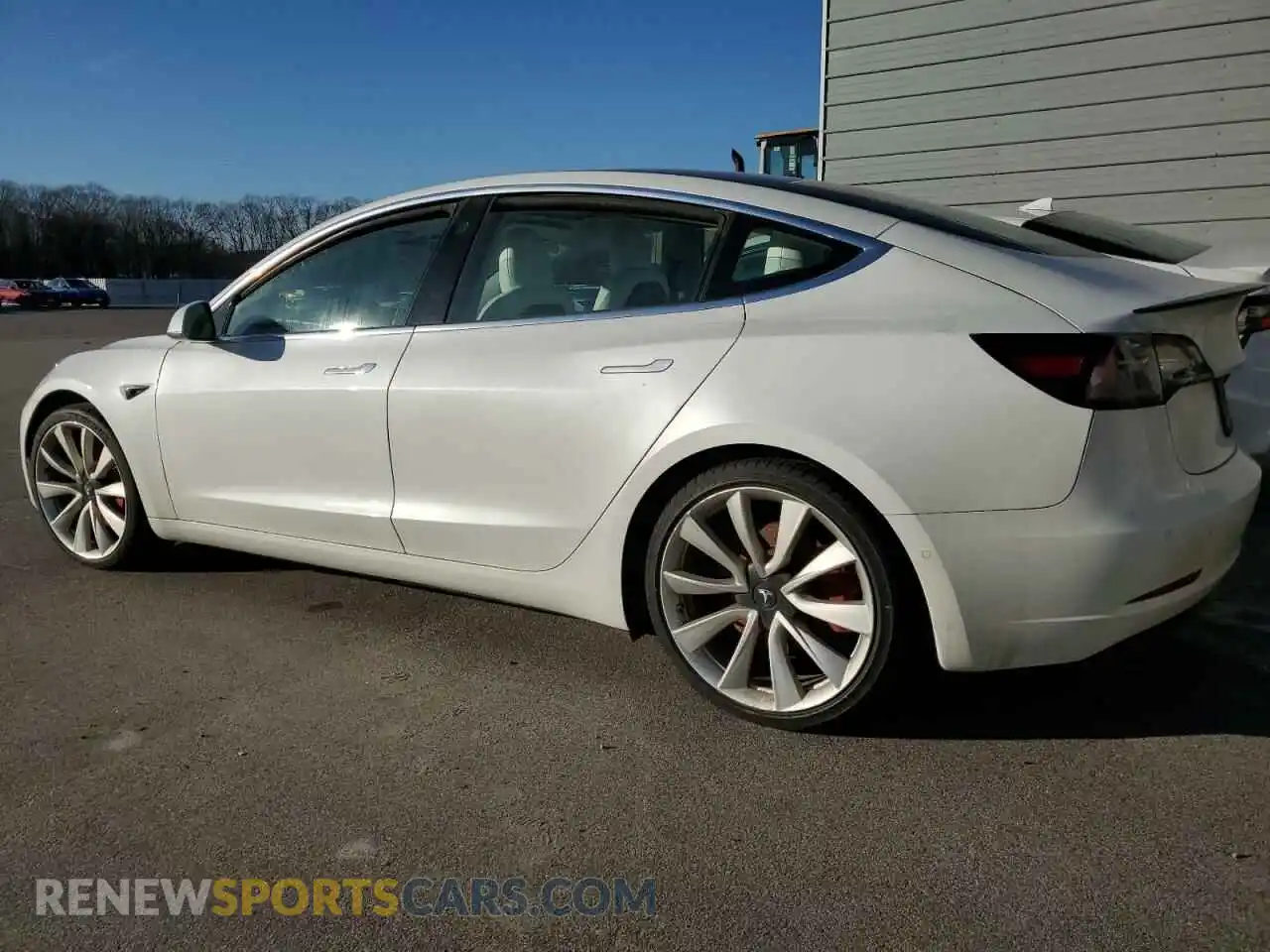 2 Photograph of a damaged car 5YJ3E1EB3KF487553 TESLA MODEL 3 2019