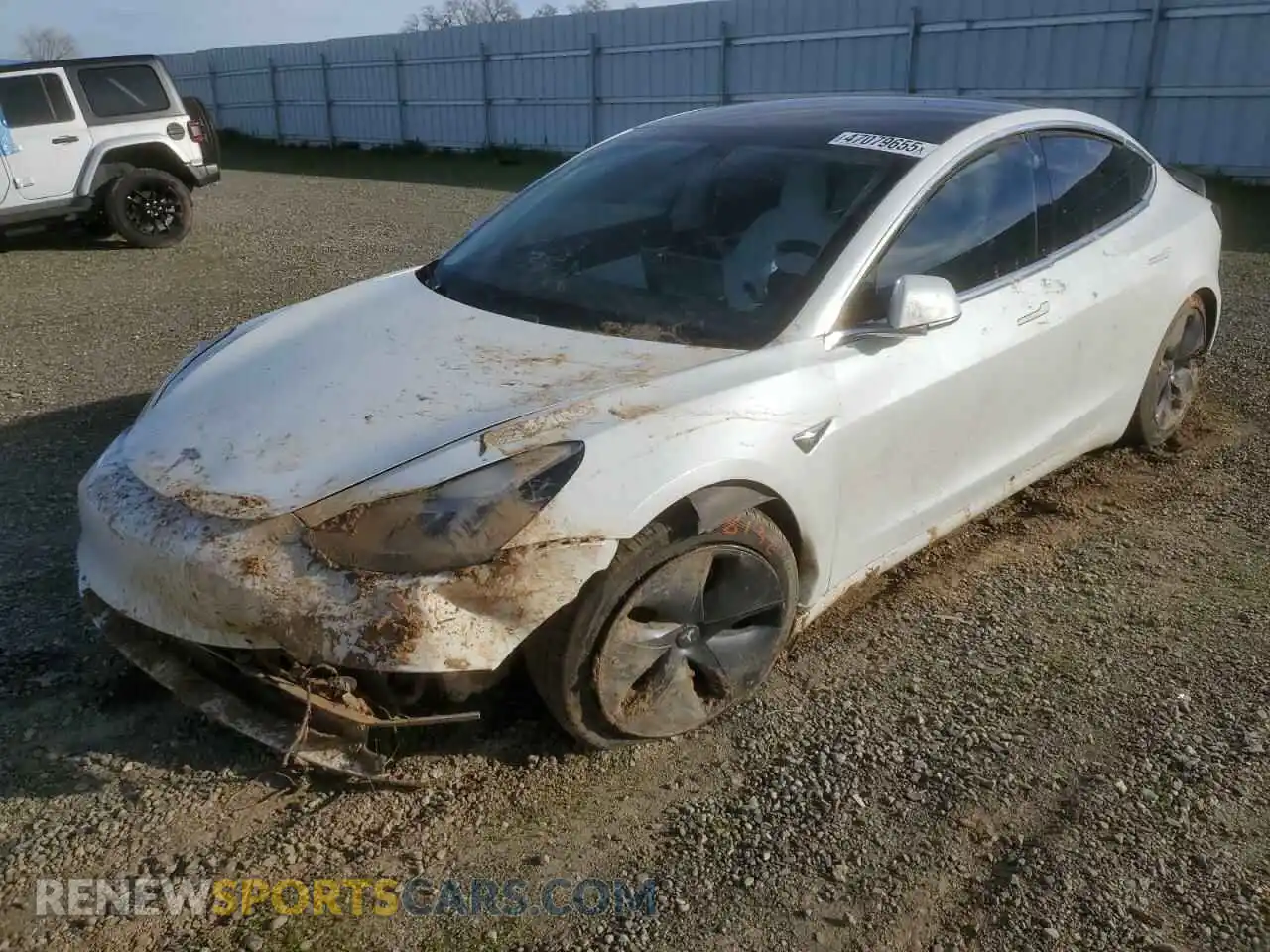 1 fotografías del automóvil dañado 5YJ3E1EB3KF513195 TESLA MODEL 3 2019