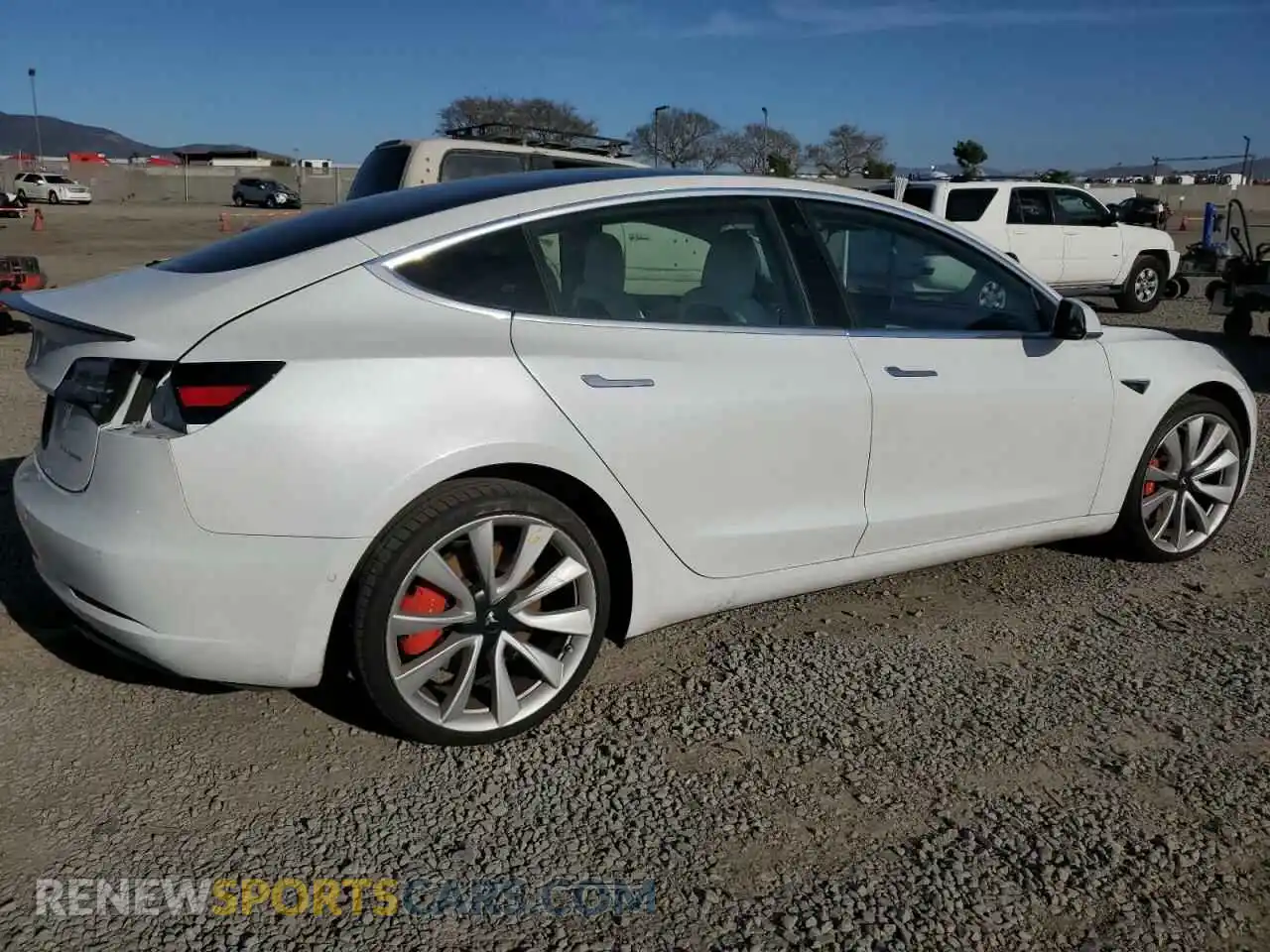 3 Photograph of a damaged car 5YJ3E1EB3KF514654 TESLA MODEL 3 2019