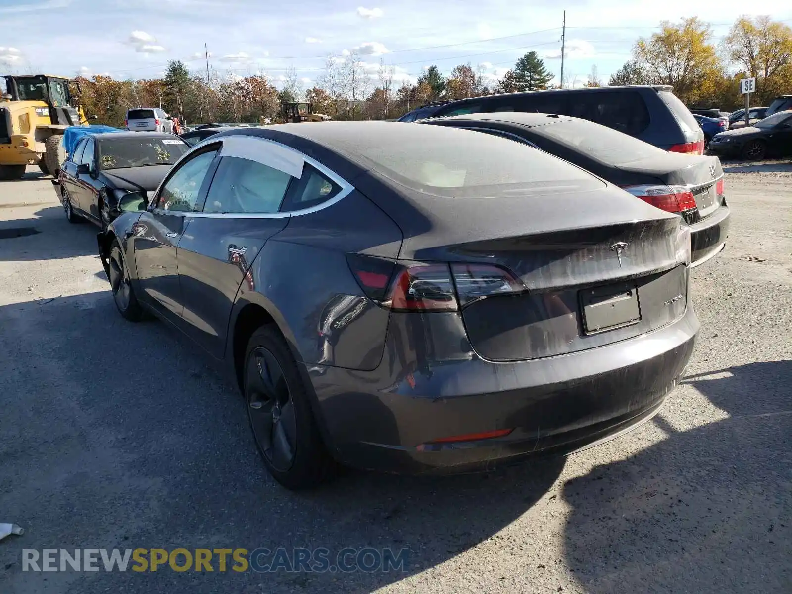 3 Photograph of a damaged car 5YJ3E1EB4KF205372 TESLA MODEL 3 2019