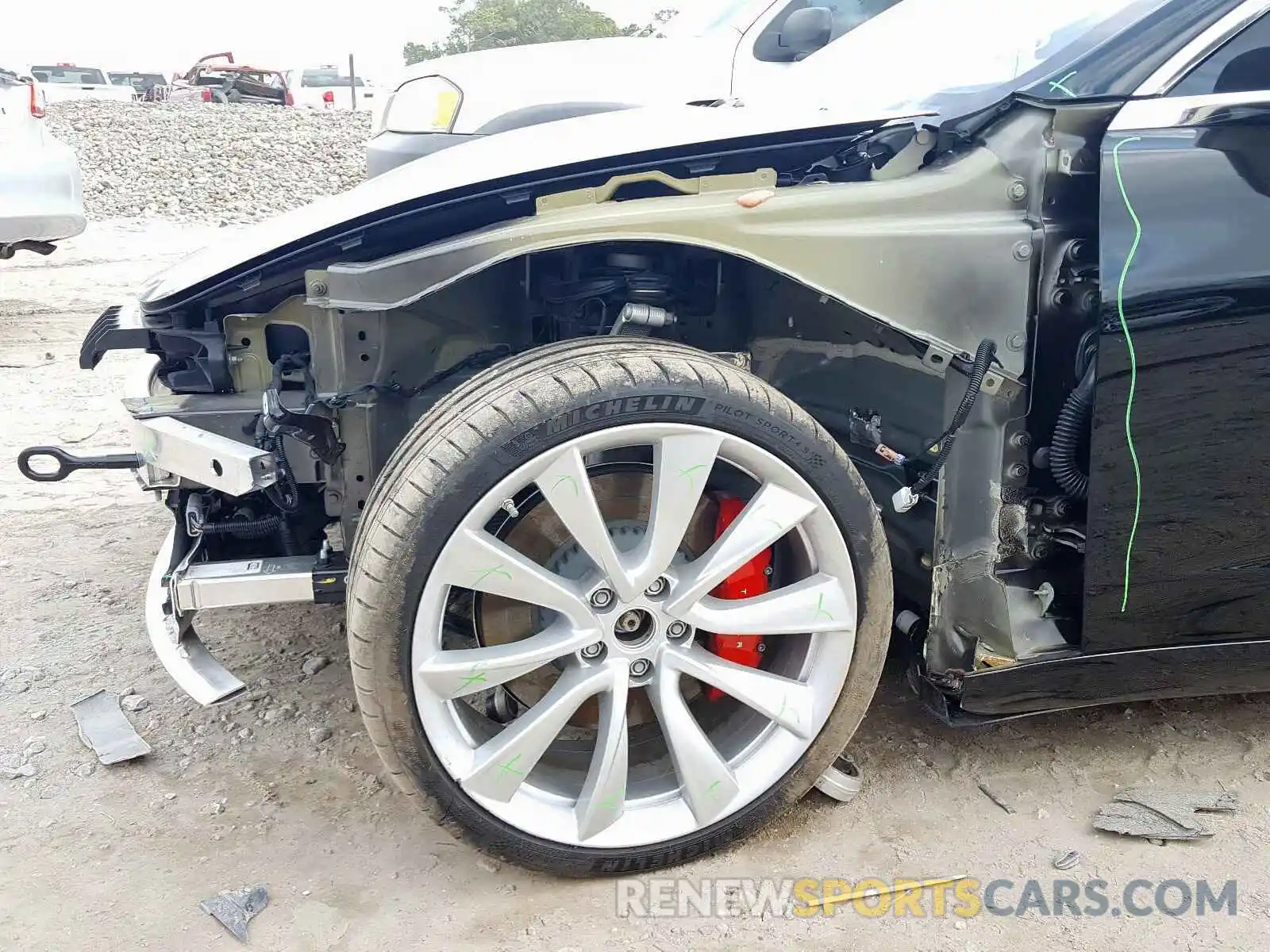 9 Photograph of a damaged car 5YJ3E1EB4KF231762 TESLA MODEL 3 2019