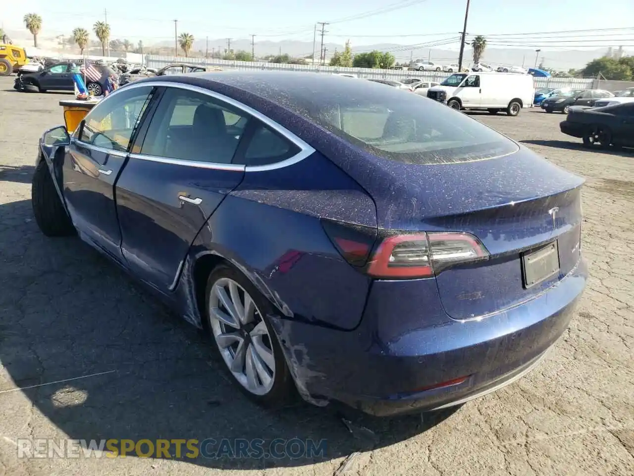 3 Photograph of a damaged car 5YJ3E1EB4KF408570 TESLA MODEL 3 2019