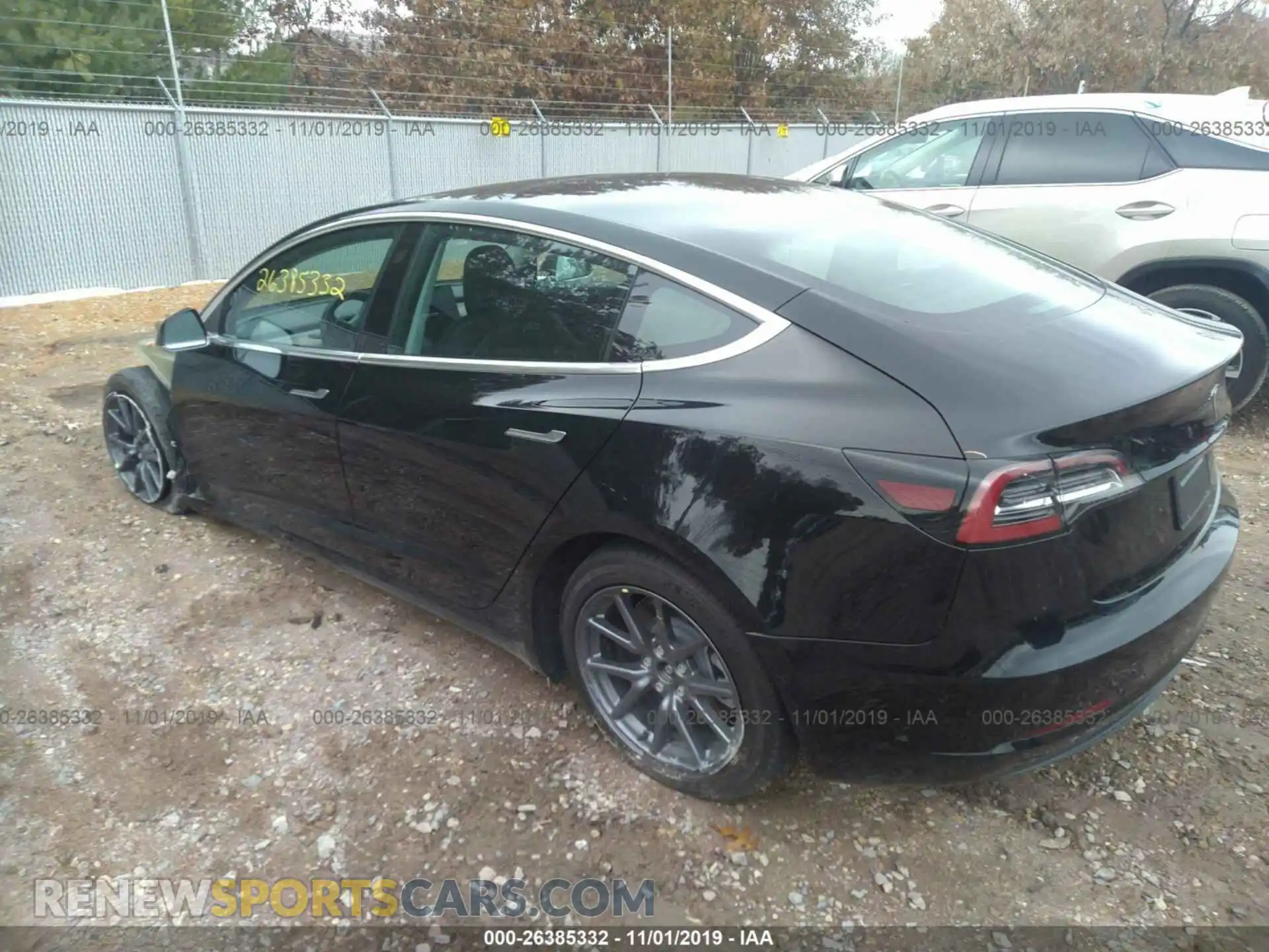 3 Photograph of a damaged car 5YJ3E1EB4KF432450 TESLA MODEL 3 2019