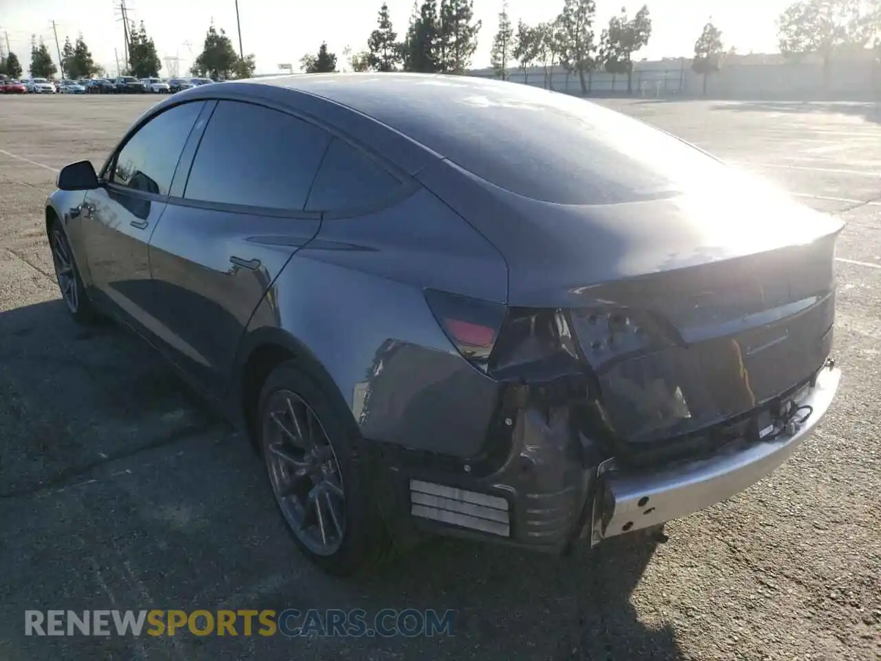 3 Photograph of a damaged car 5YJ3E1EB4KF440452 TESLA MODEL 3 2019