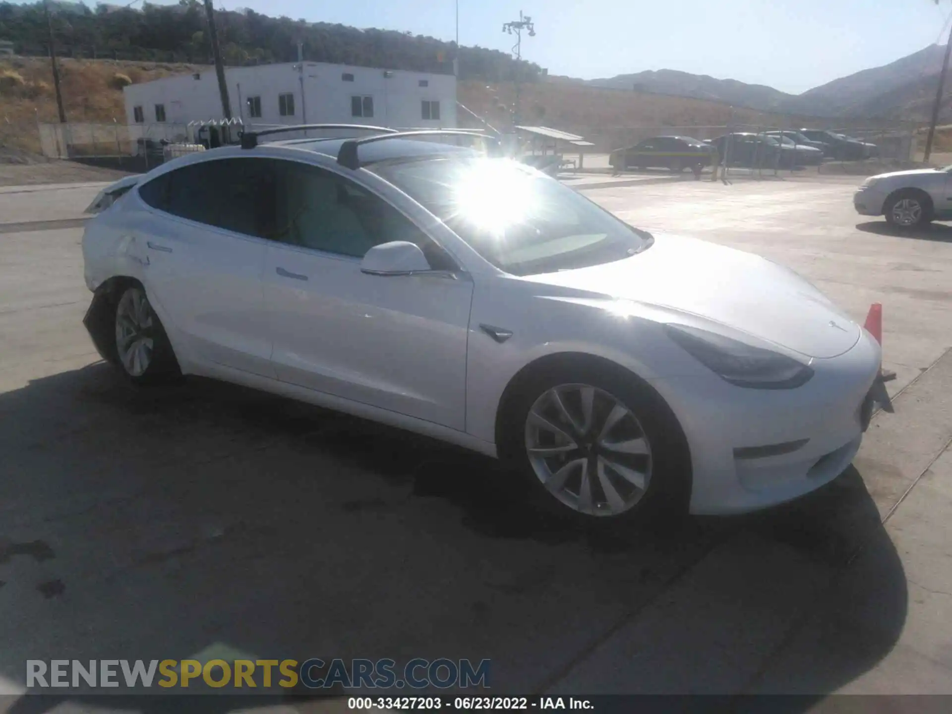 1 Photograph of a damaged car 5YJ3E1EB4KF494964 TESLA MODEL 3 2019
