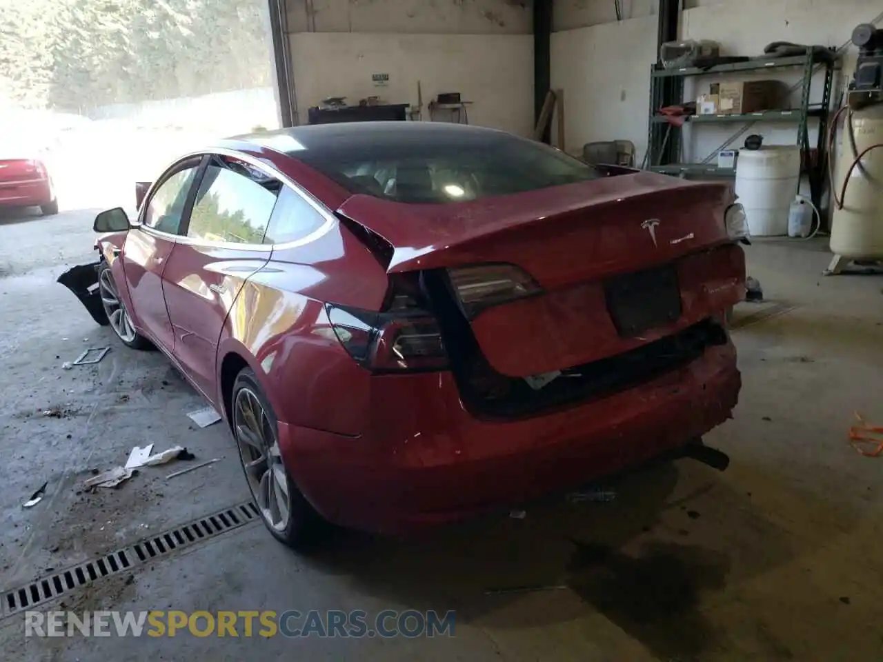 3 Photograph of a damaged car 5YJ3E1EB5KF194558 TESLA MODEL 3 2019