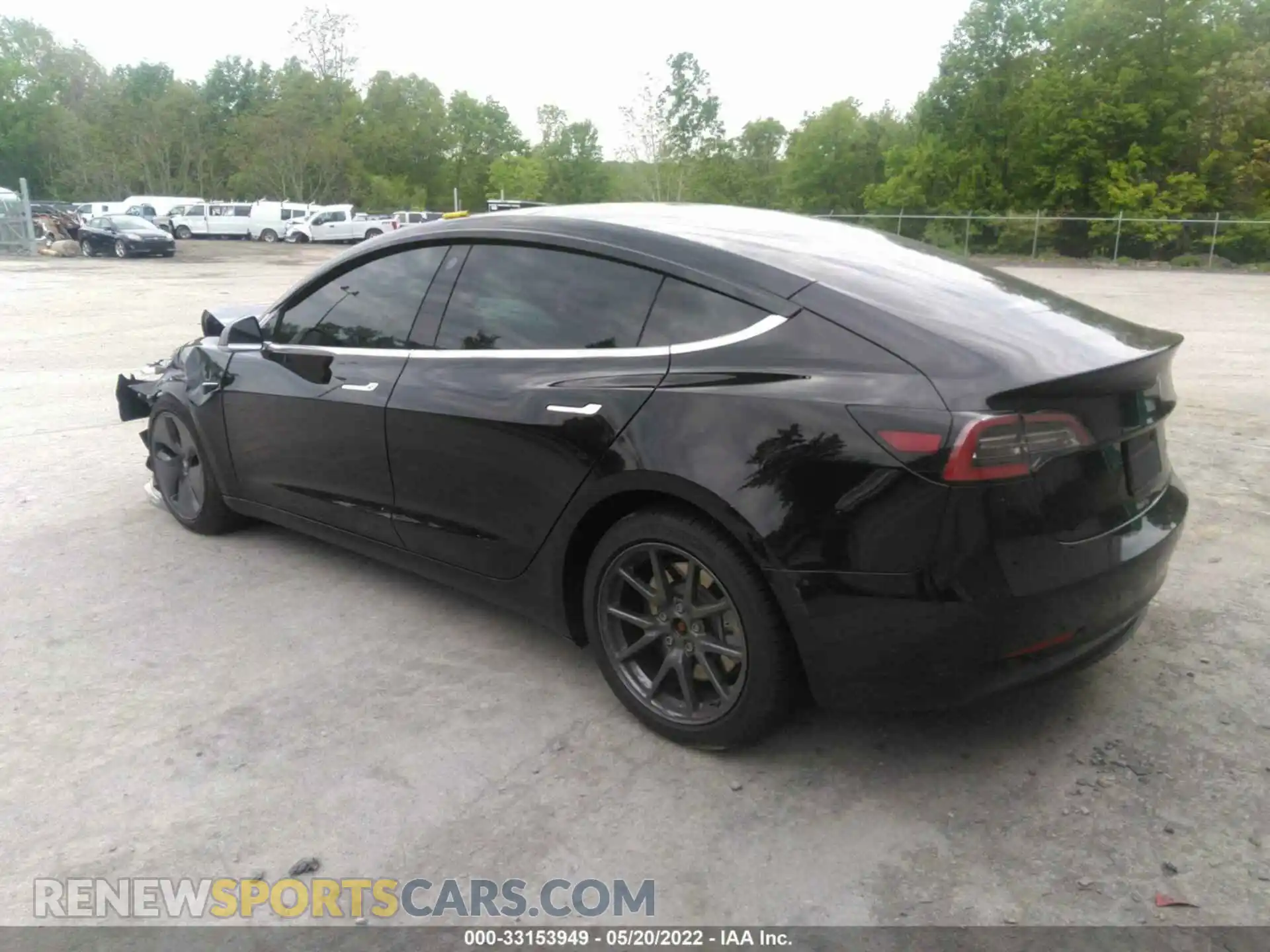 3 Photograph of a damaged car 5YJ3E1EB5KF197153 TESLA MODEL 3 2019