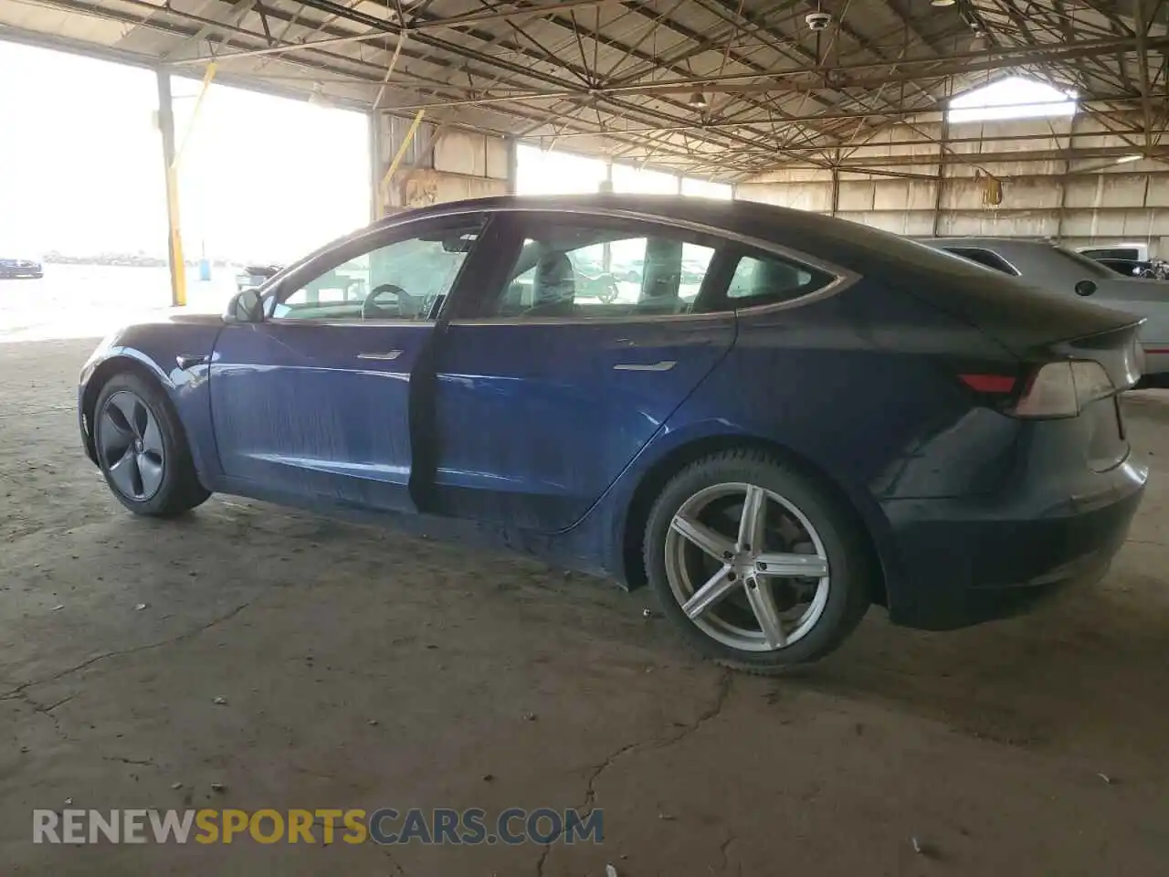2 Photograph of a damaged car 5YJ3E1EB5KF387860 TESLA MODEL 3 2019