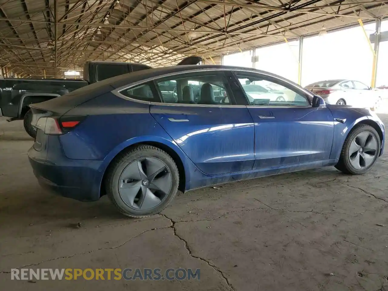 3 Photograph of a damaged car 5YJ3E1EB5KF387860 TESLA MODEL 3 2019