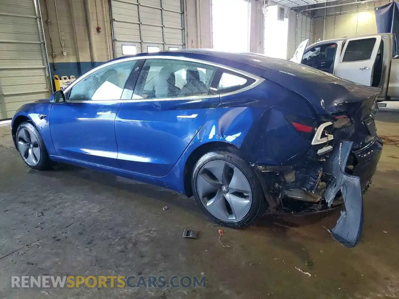 2 Photograph of a damaged car 5YJ3E1EB5KF452772 TESLA MODEL 3 2019