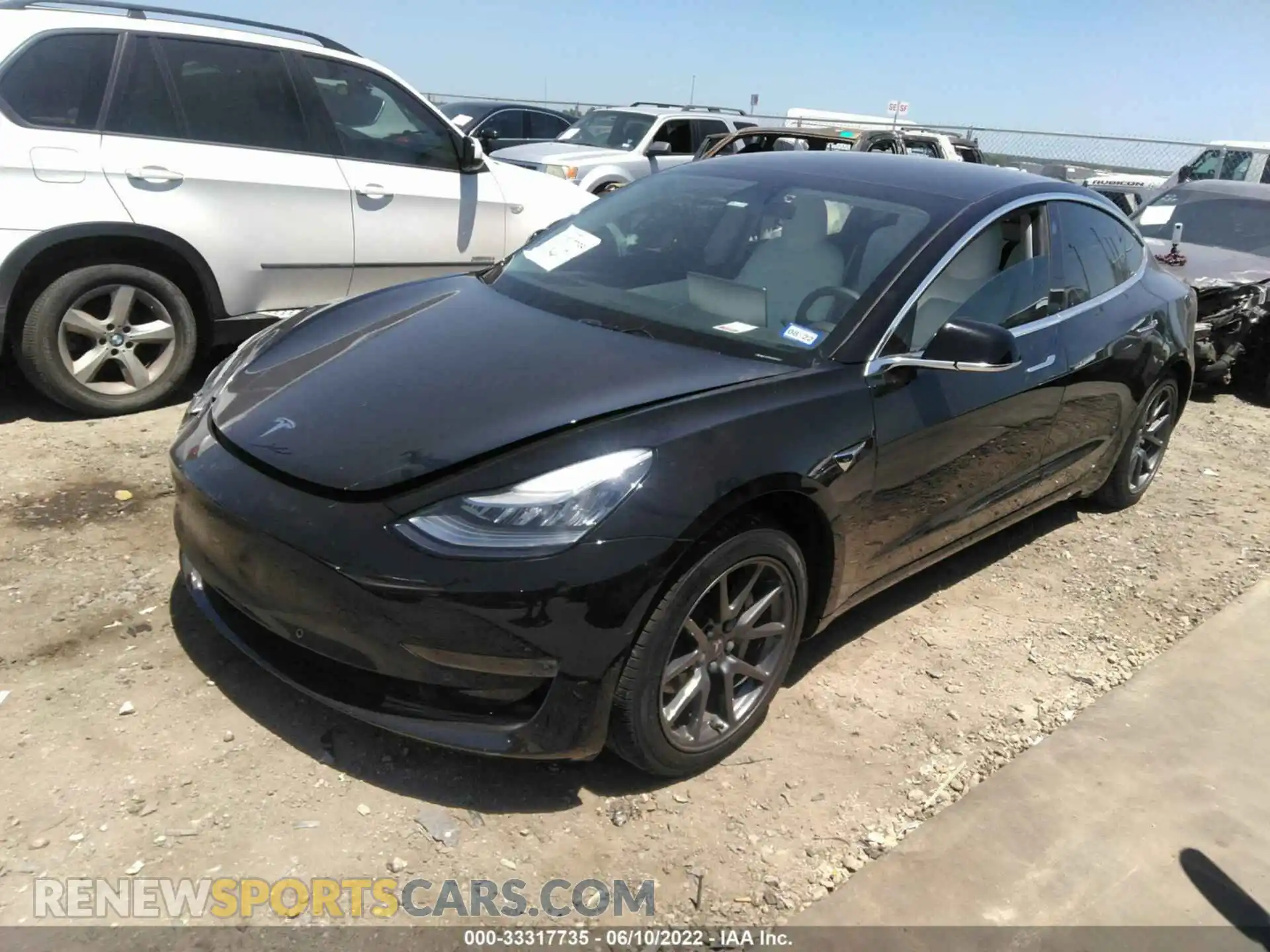 2 Photograph of a damaged car 5YJ3E1EB5KF454411 TESLA MODEL 3 2019