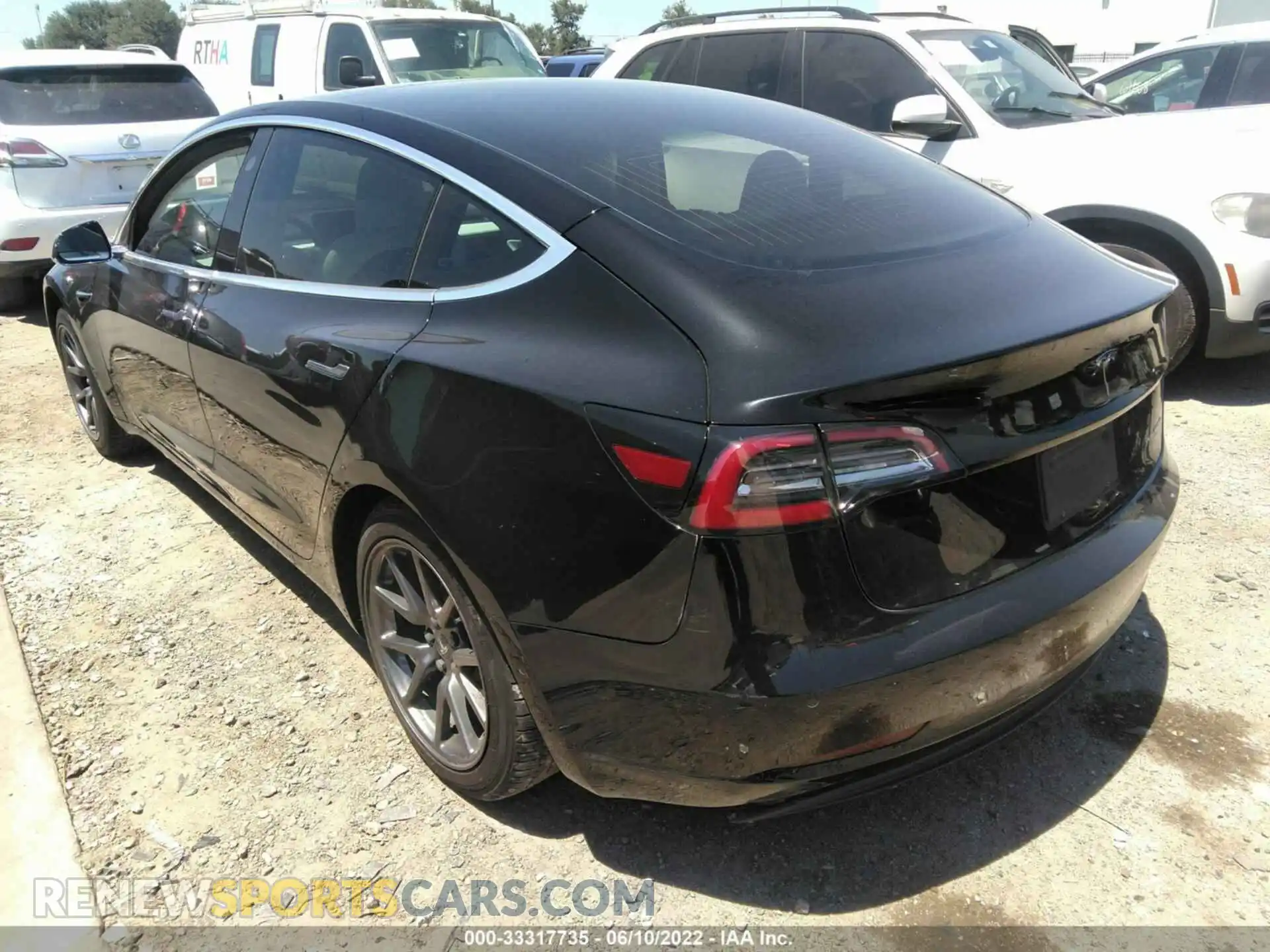 3 Photograph of a damaged car 5YJ3E1EB5KF454411 TESLA MODEL 3 2019