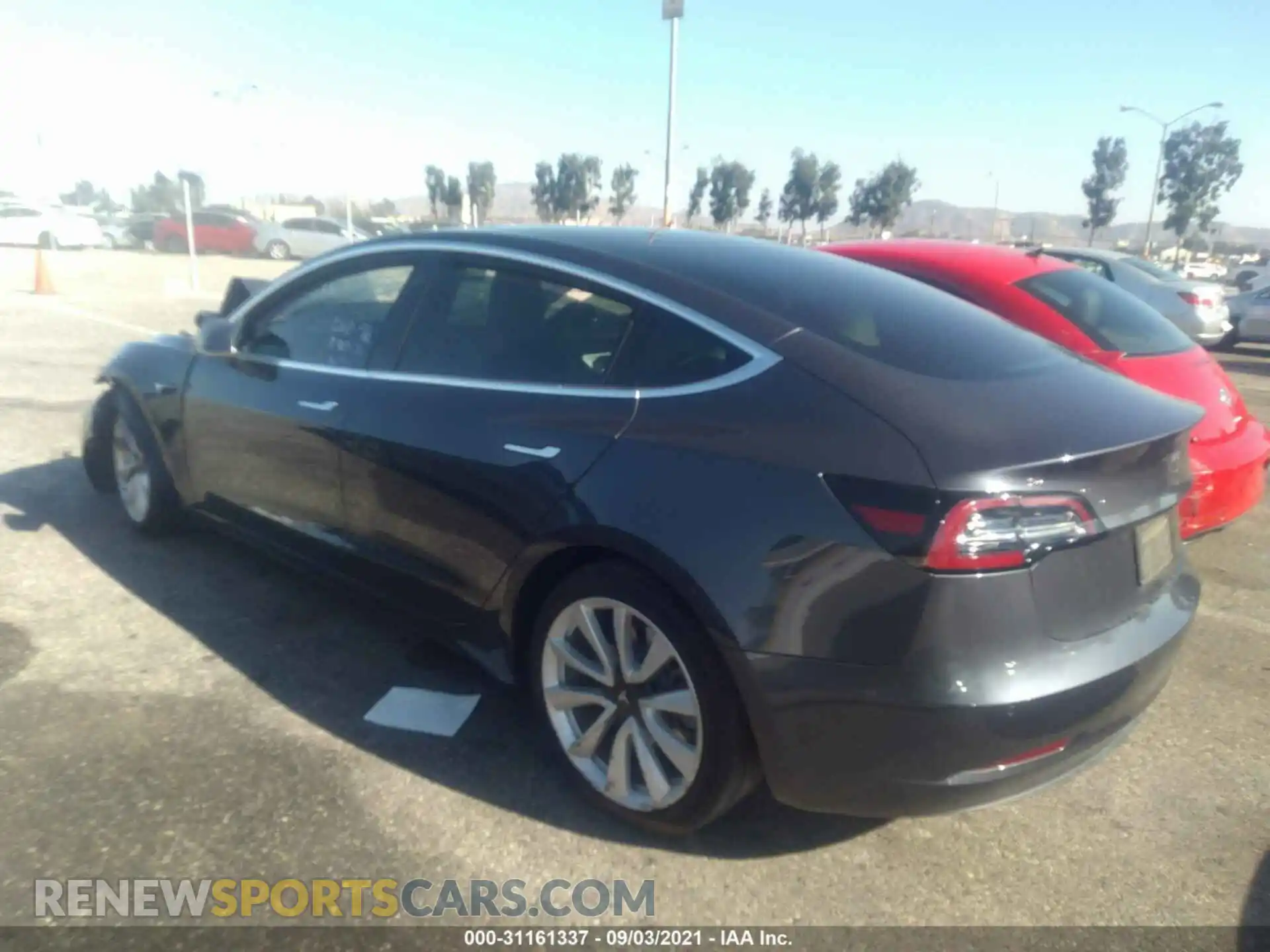 3 Photograph of a damaged car 5YJ3E1EB5KF465182 TESLA MODEL 3 2019