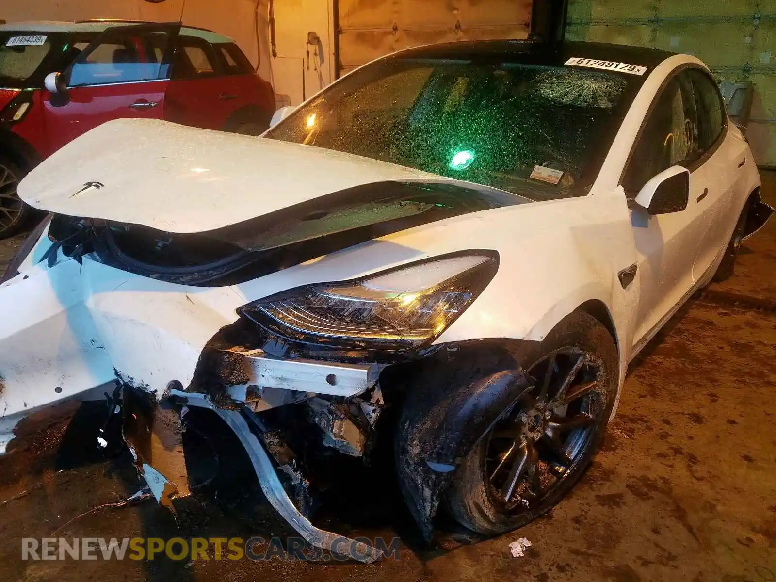 2 Photograph of a damaged car 5YJ3E1EB5KF494018 TESLA MODEL 3 2019
