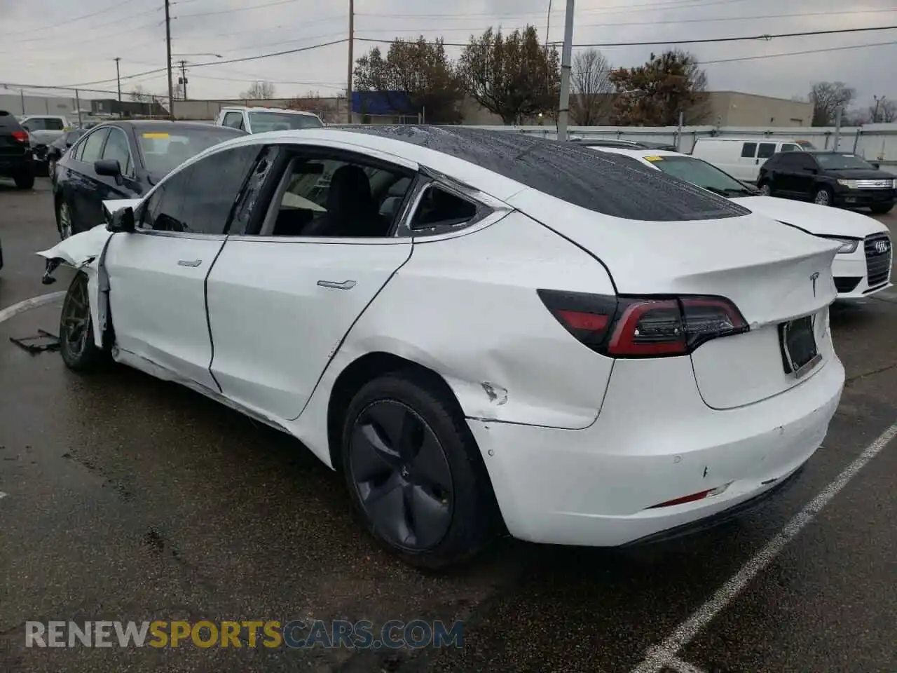 2 Photograph of a damaged car 5YJ3E1EB5KF510718 TESLA MODEL 3 2019