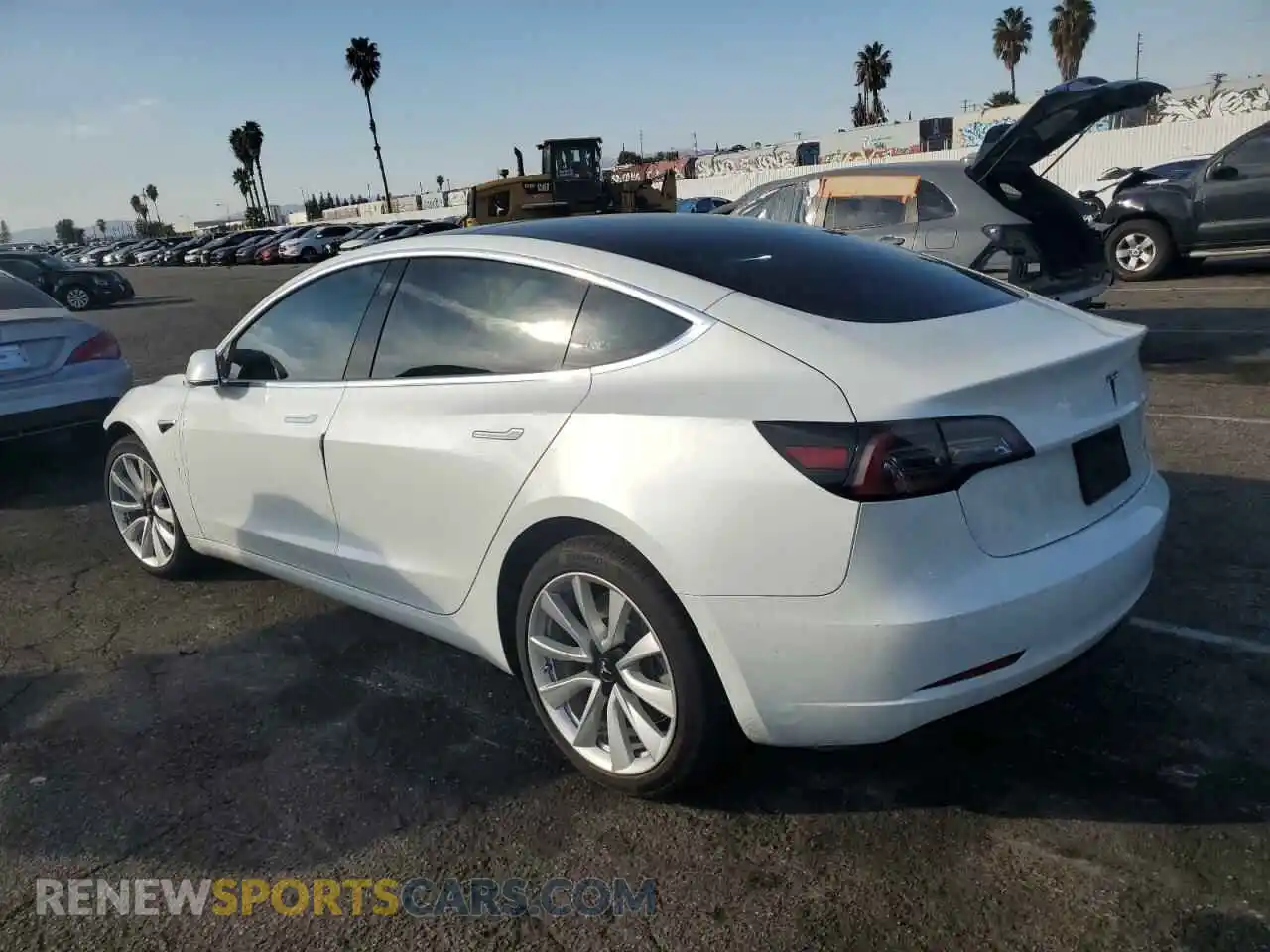 2 Photograph of a damaged car 5YJ3E1EB5KF512405 TESLA MODEL 3 2019