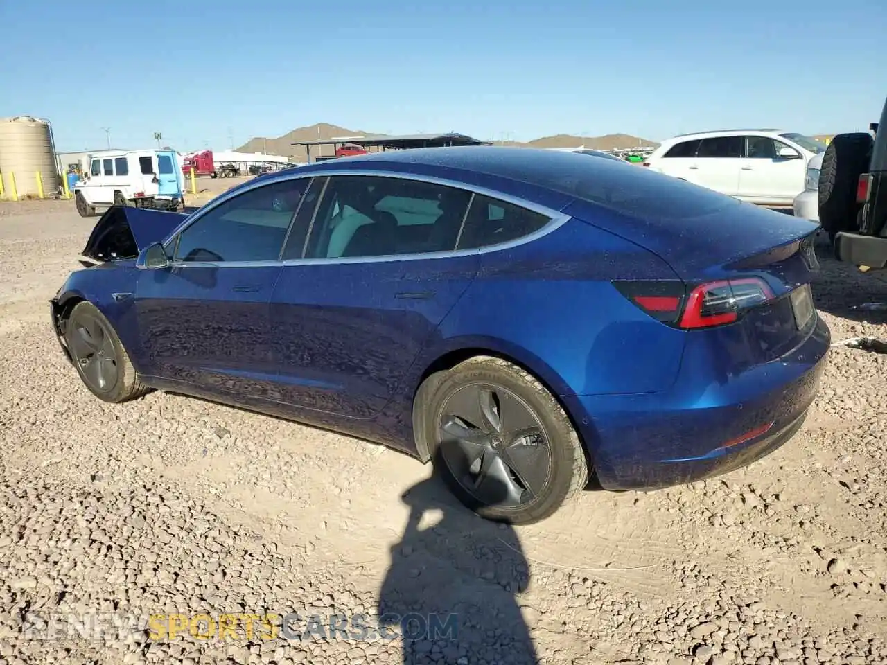 2 Photograph of a damaged car 5YJ3E1EB5KF512954 TESLA MODEL 3 2019