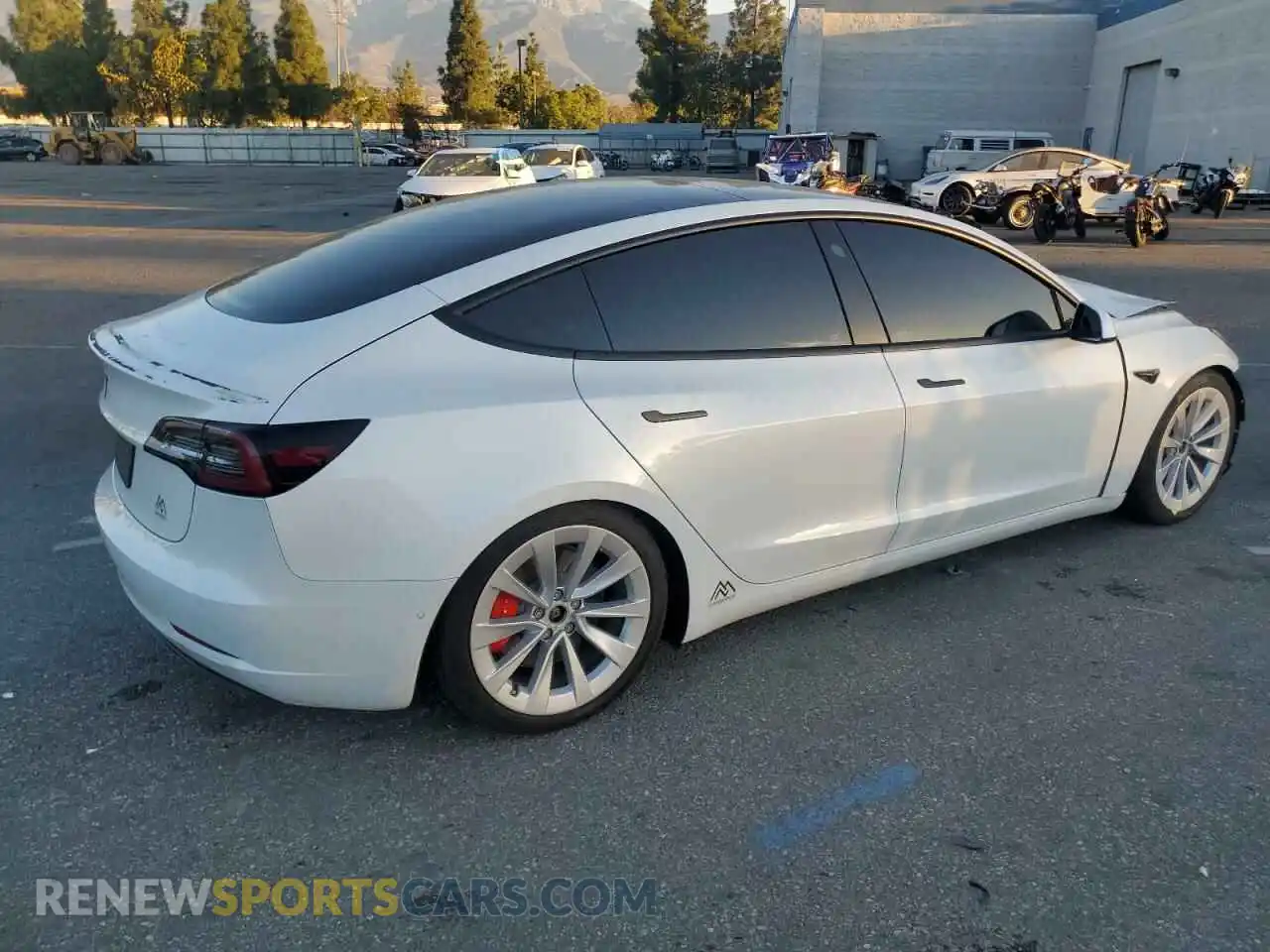 3 Photograph of a damaged car 5YJ3E1EB5KF514476 TESLA MODEL 3 2019