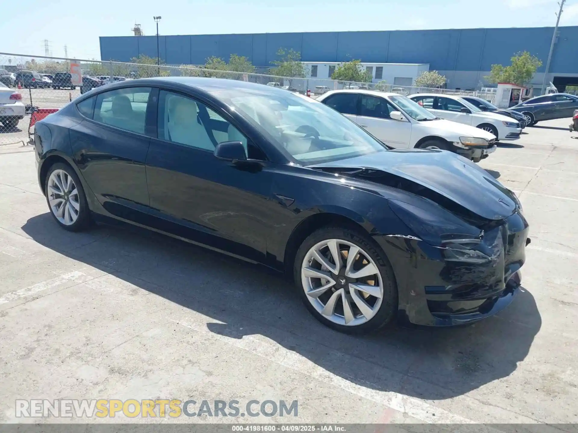 1 Photograph of a damaged car 5YJ3E1EB6KF192477 TESLA MODEL 3 2019