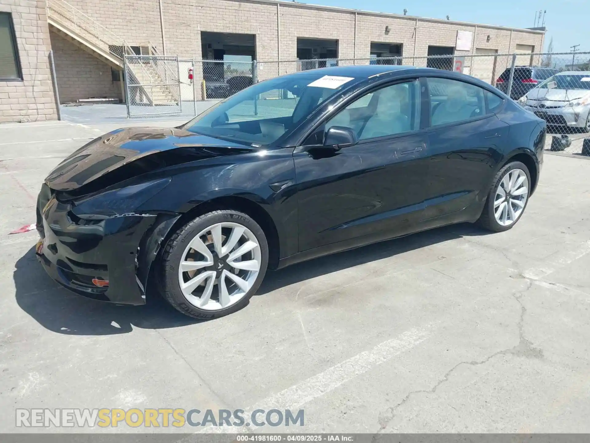 2 Photograph of a damaged car 5YJ3E1EB6KF192477 TESLA MODEL 3 2019