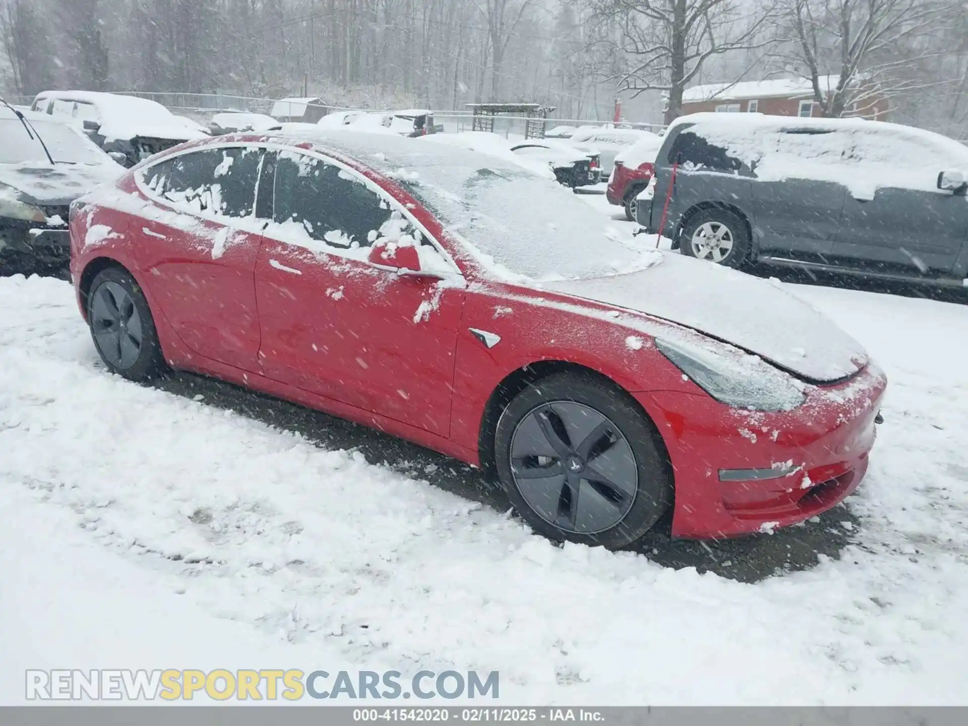 1 Photograph of a damaged car 5YJ3E1EB6KF193886 TESLA MODEL 3 2019