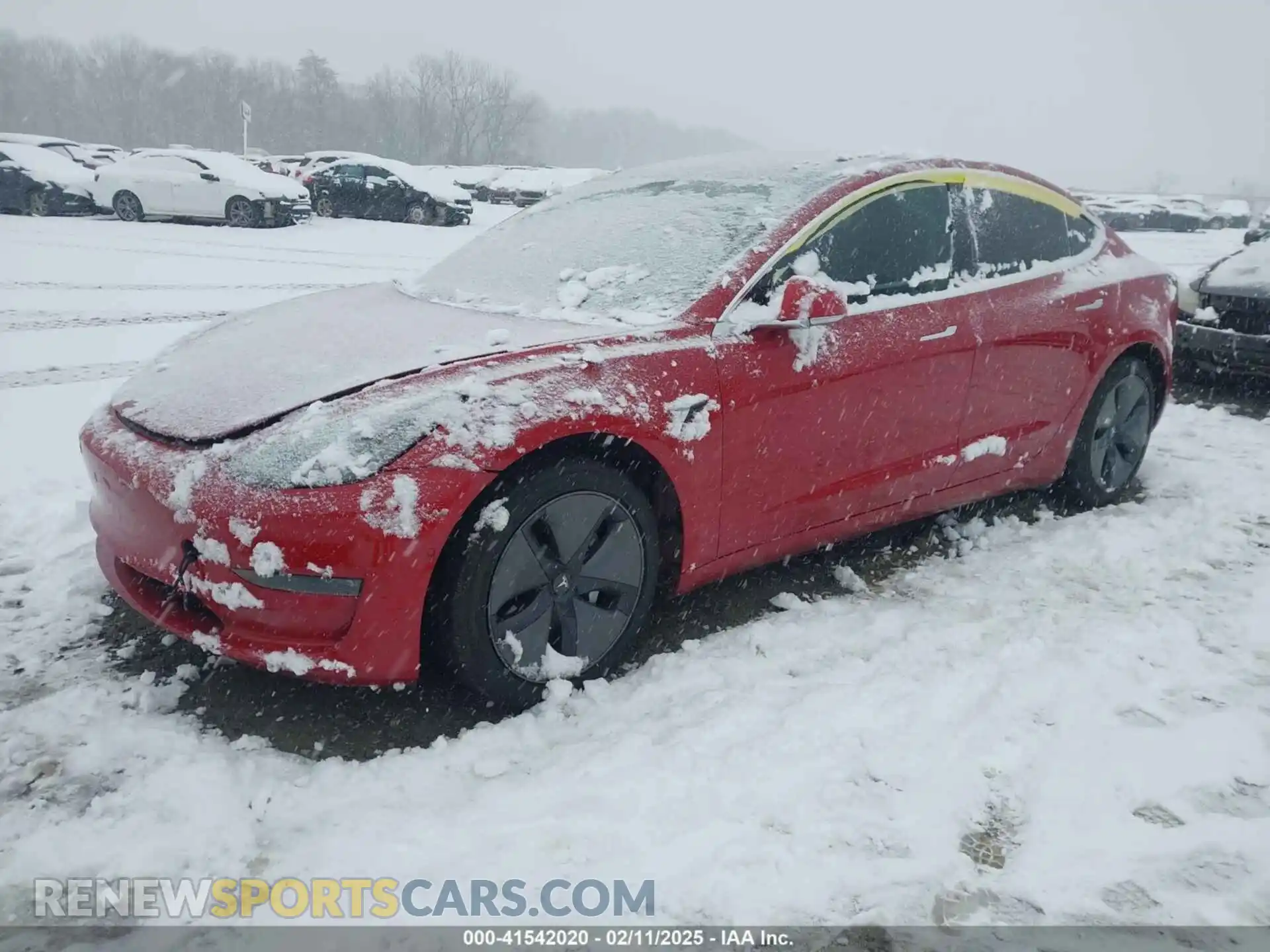 2 Photograph of a damaged car 5YJ3E1EB6KF193886 TESLA MODEL 3 2019