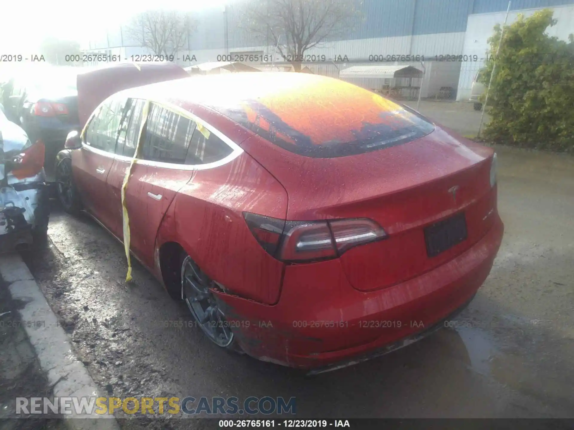 3 Photograph of a damaged car 5YJ3E1EB6KF193936 TESLA MODEL 3 2019