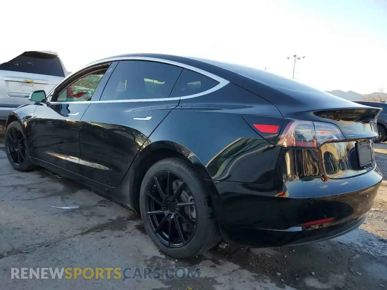 2 Photograph of a damaged car 5YJ3E1EB6KF199185 TESLA MODEL 3 2019