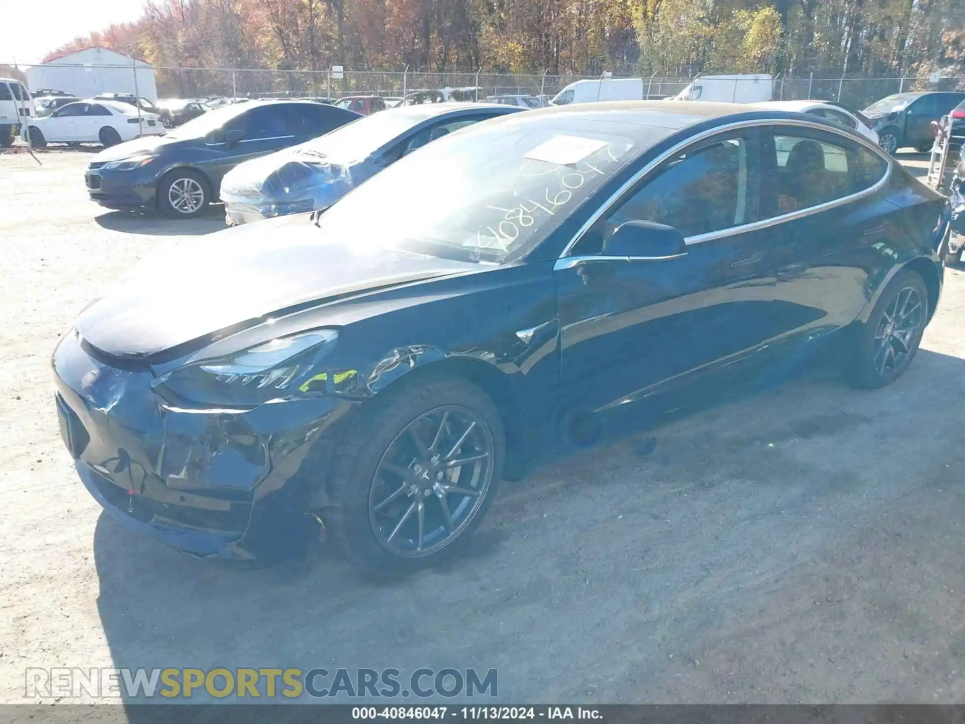 2 Photograph of a damaged car 5YJ3E1EB6KF209312 TESLA MODEL 3 2019